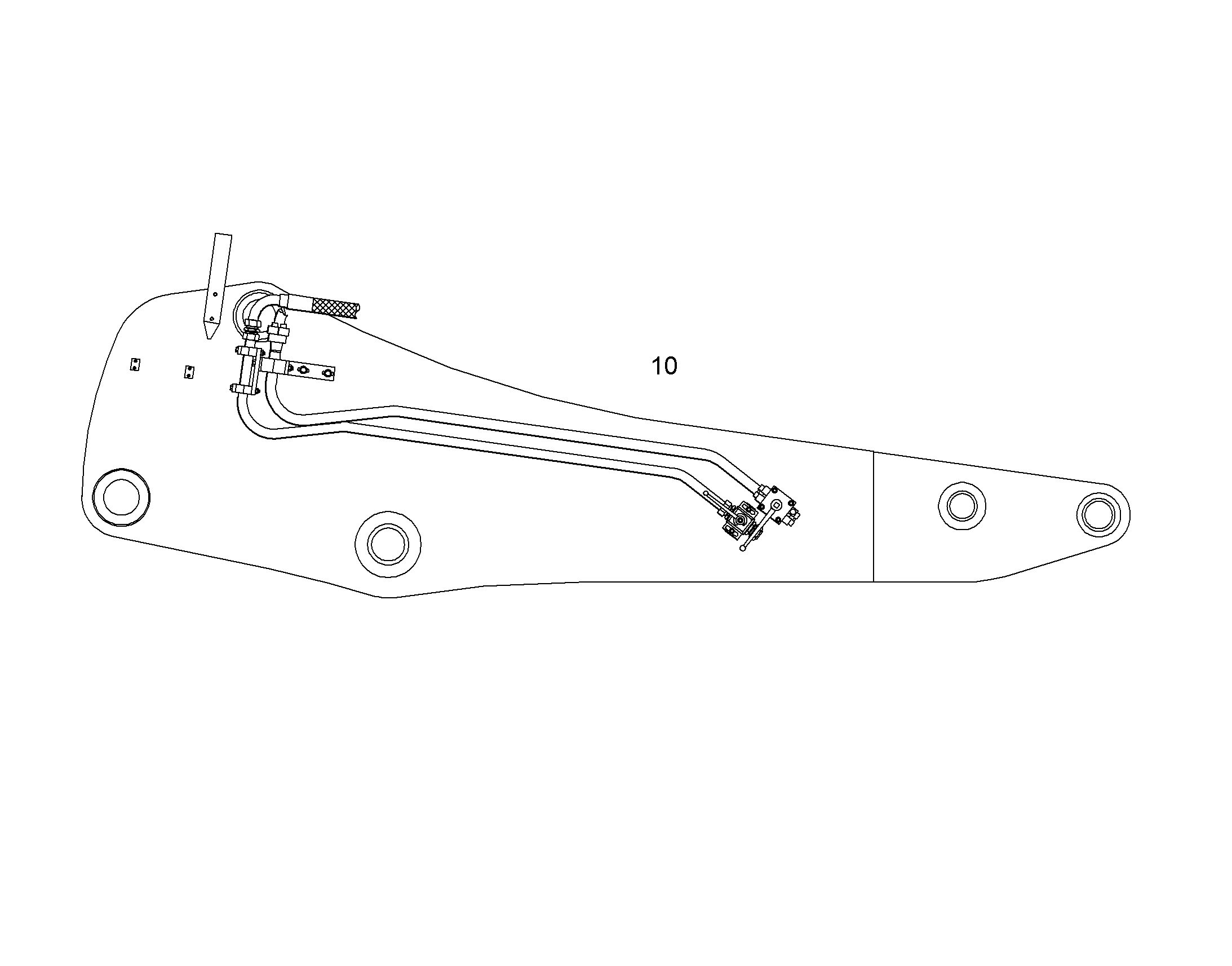 ПРОВОДКА МОНТАЖ AHS 9009762 LIEBHERR