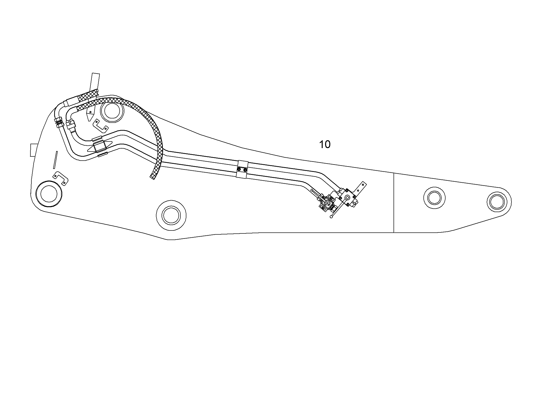 ПРОВОДКА МОНТАЖ AHS 10051276 LIEBHERR