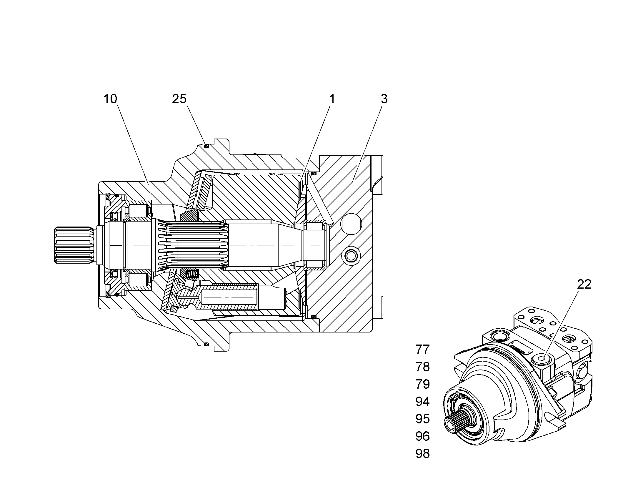 ЛОПАТА ОБРАТНАЯ HDV 9006706 LIEBHERR