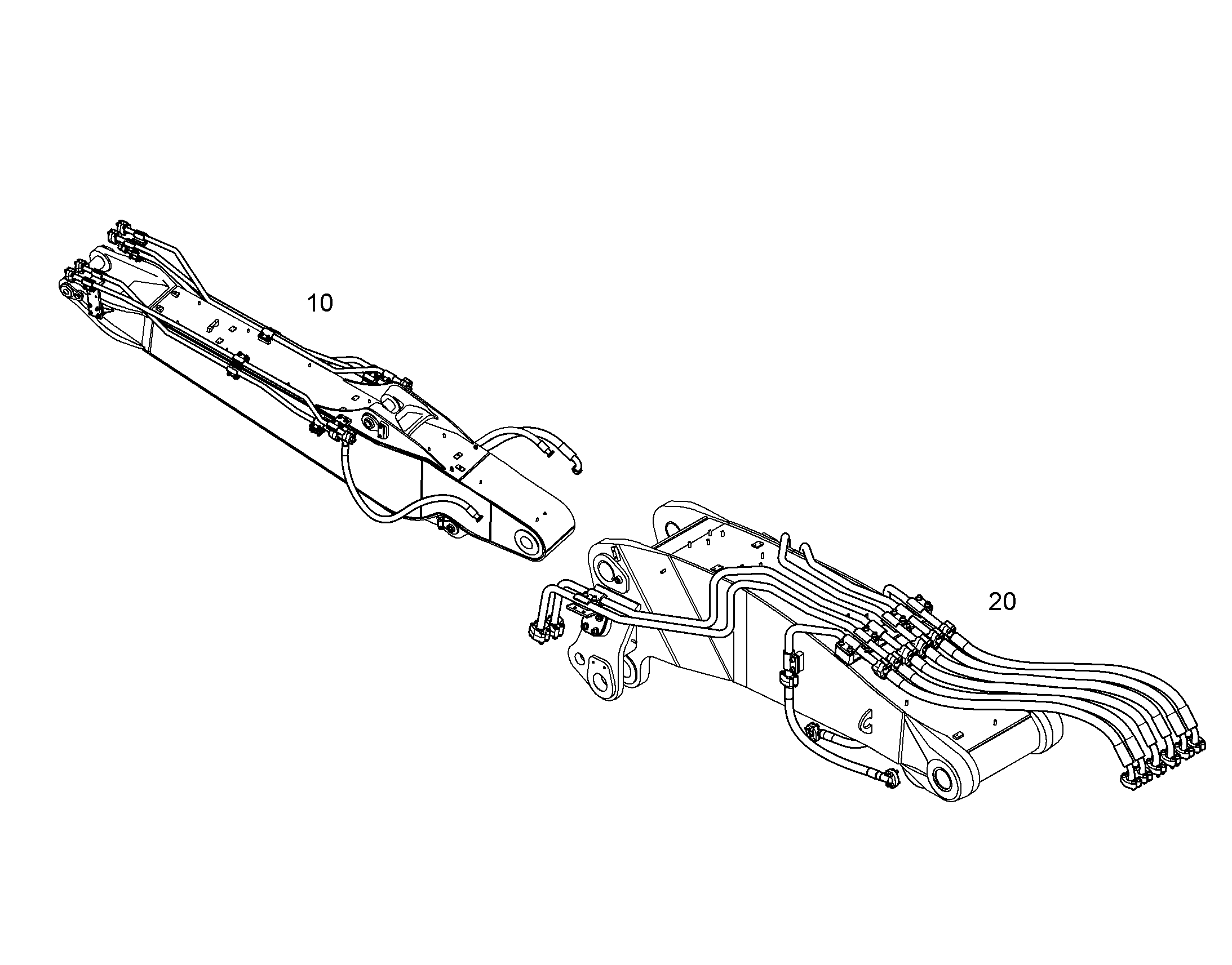 ПРОВОДКА МОНТАЖ AHS 10052175 LIEBHERR