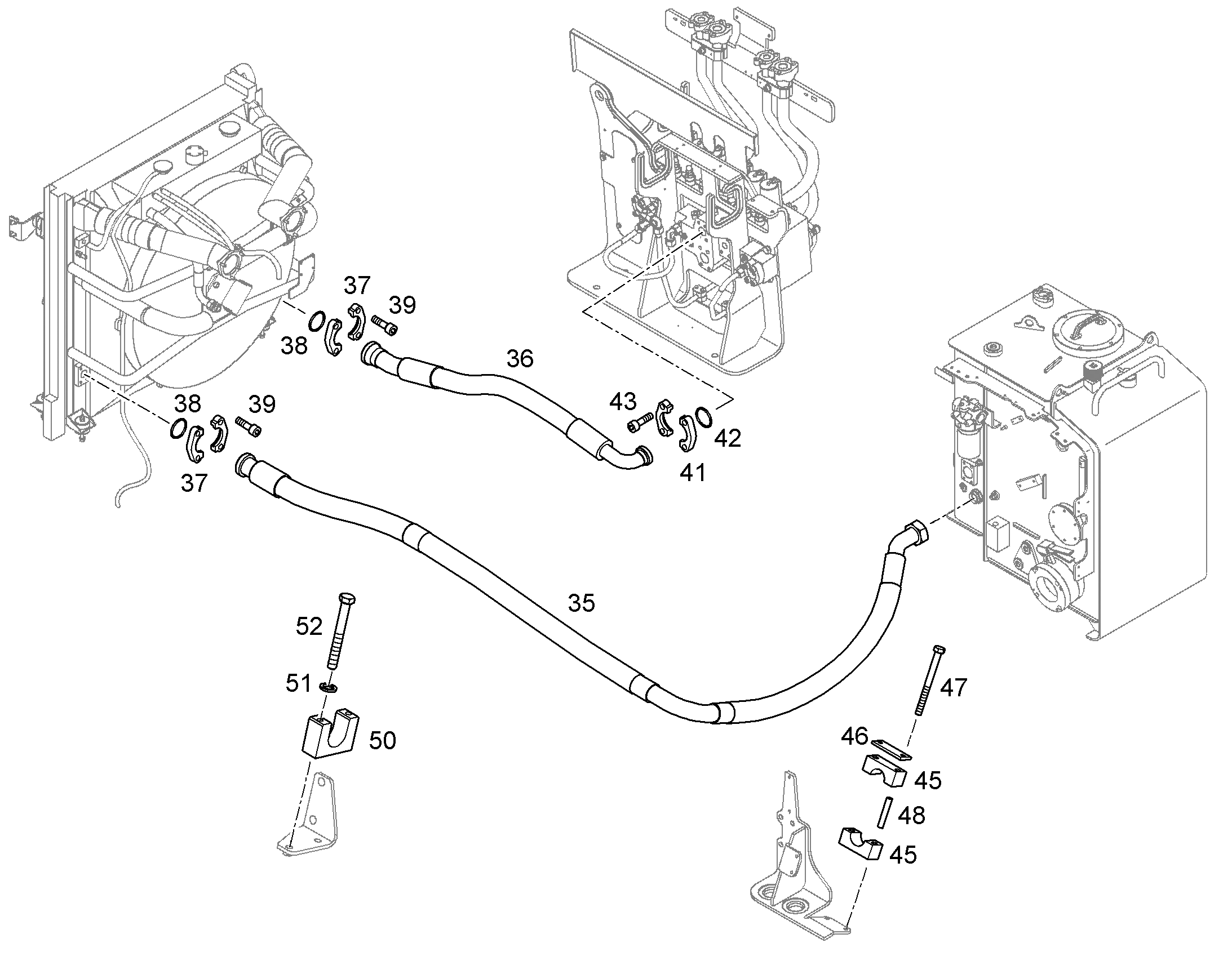 ШЛАНГ 40X1110 10290157 LIEBHERR