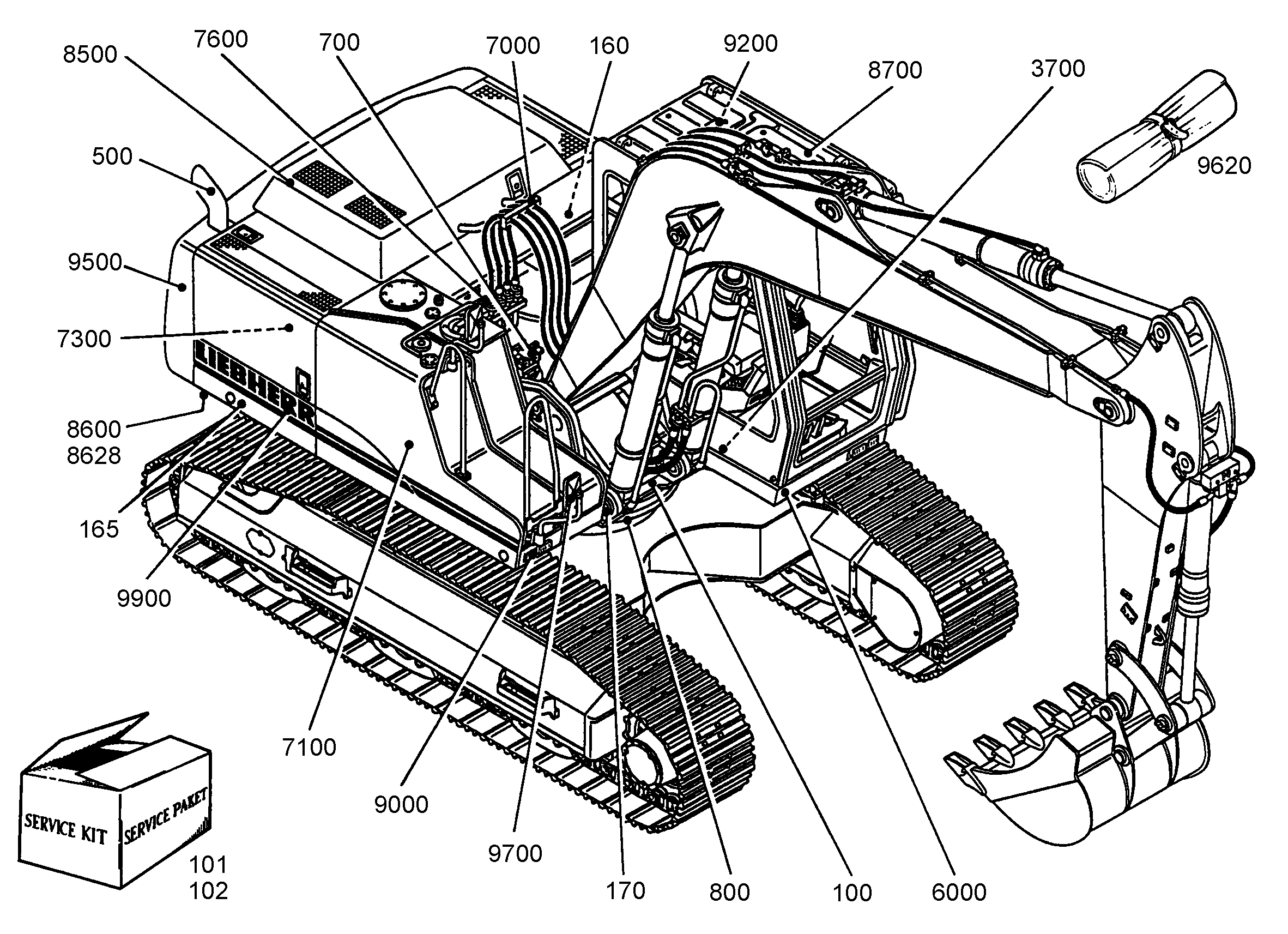 ТАБЛИЧКИ 9878277 LIEBHERR