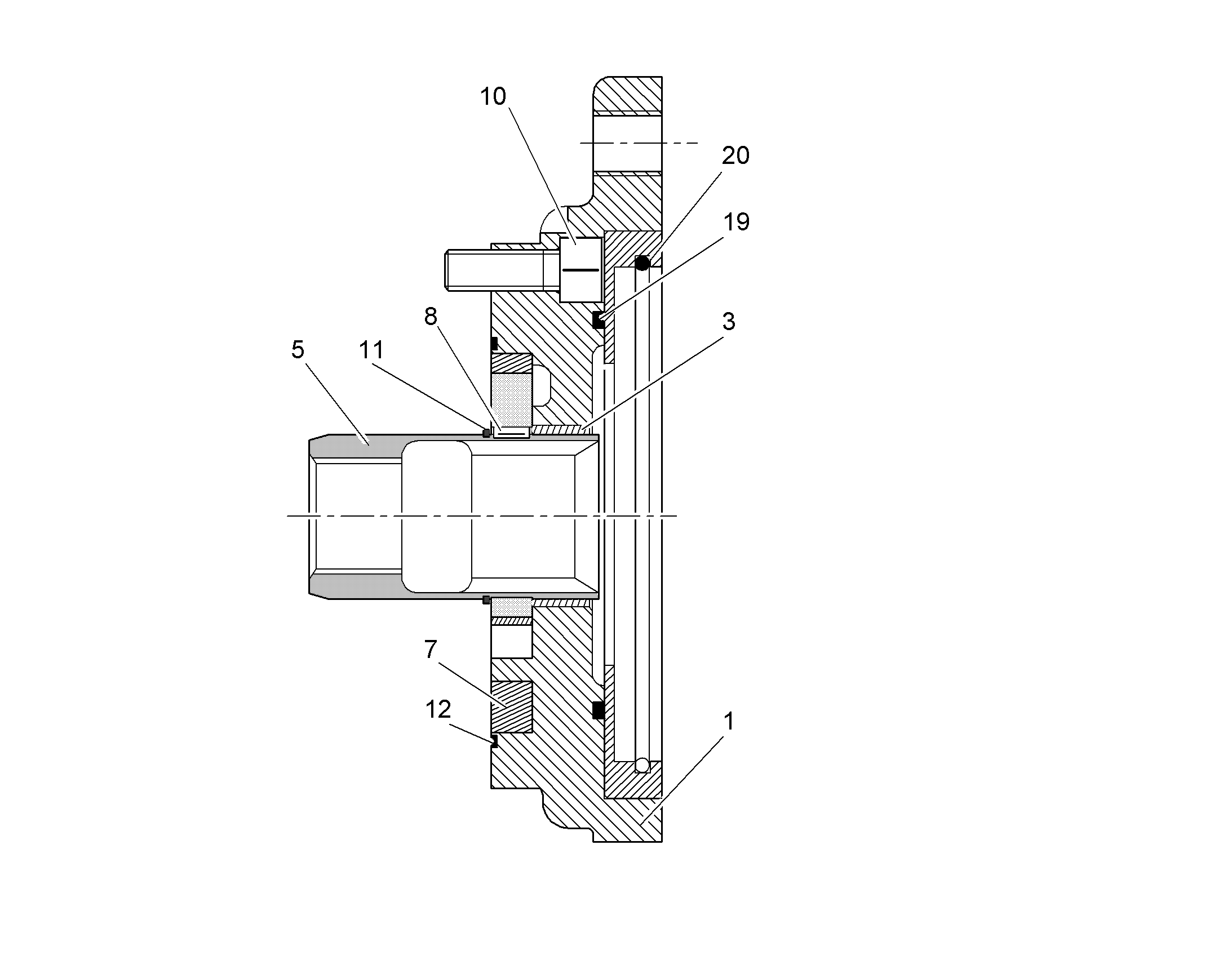 ШПОНКА ПРИЗМАТИЧ. 10298624 LIEBHERR