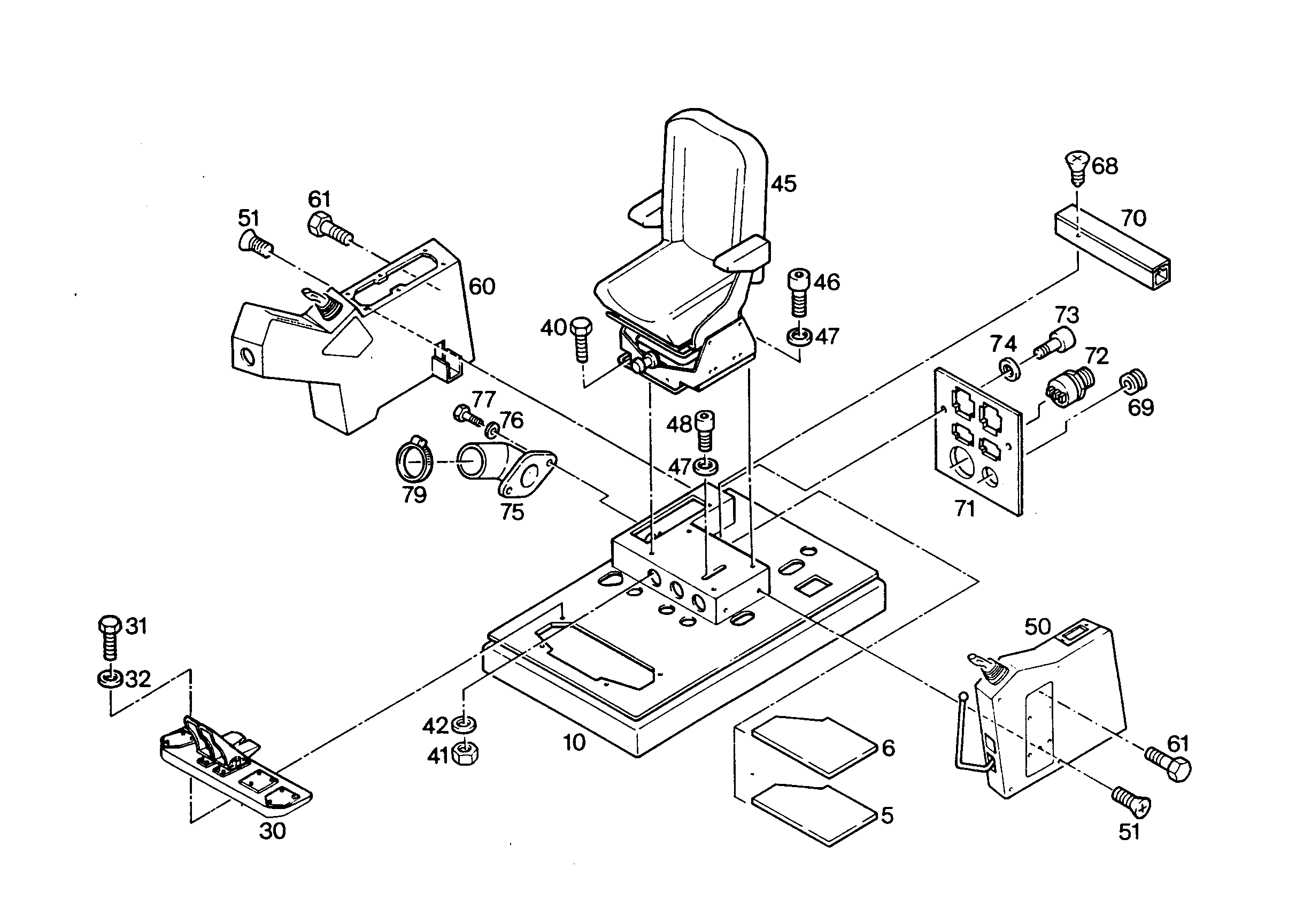 ПОДЛОКОТНИК ЛЕВЫЙ 9208425 LIEBHERR