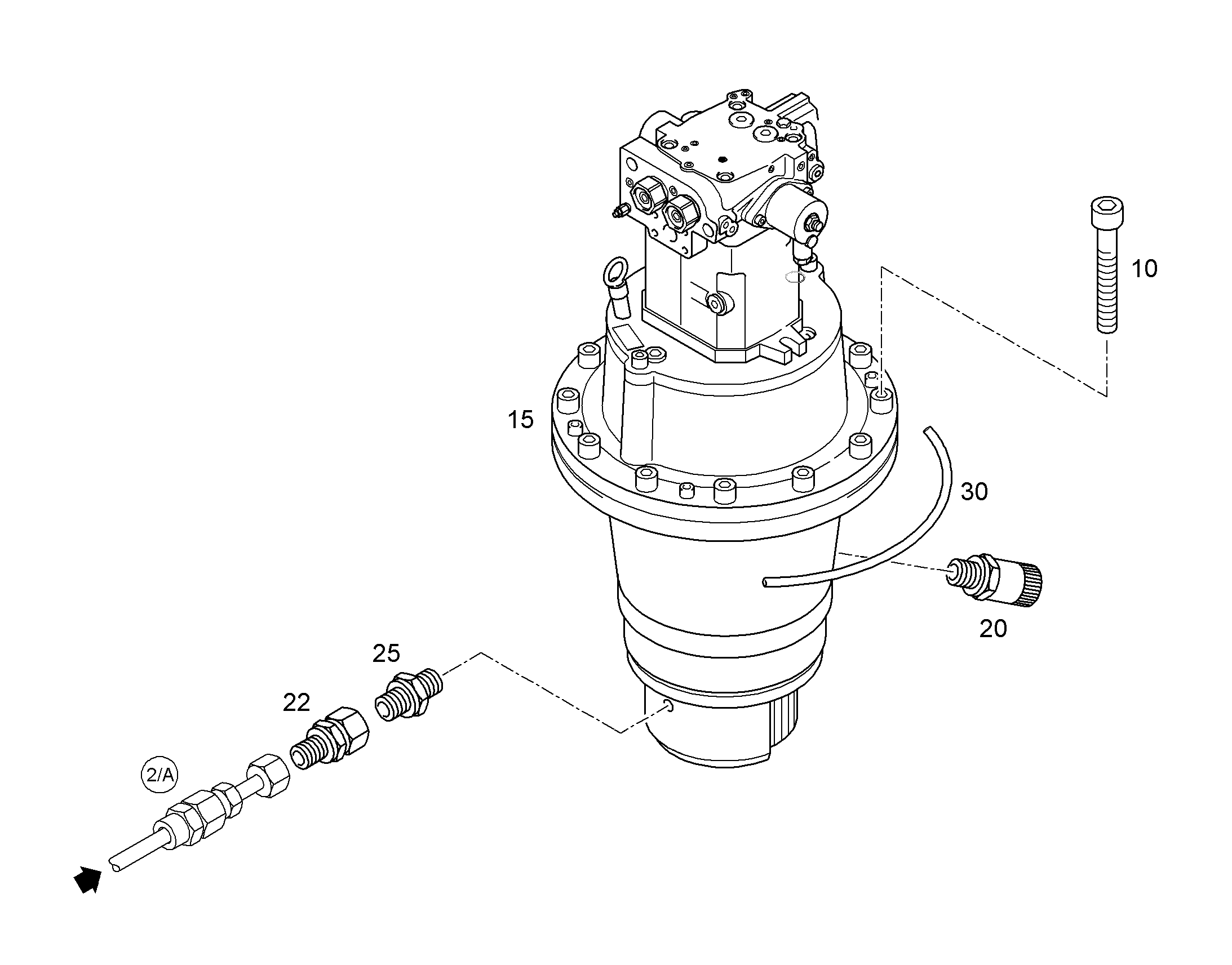 МЕХАНИЗМ ПОВОРОТА 10055948 LIEBHERR