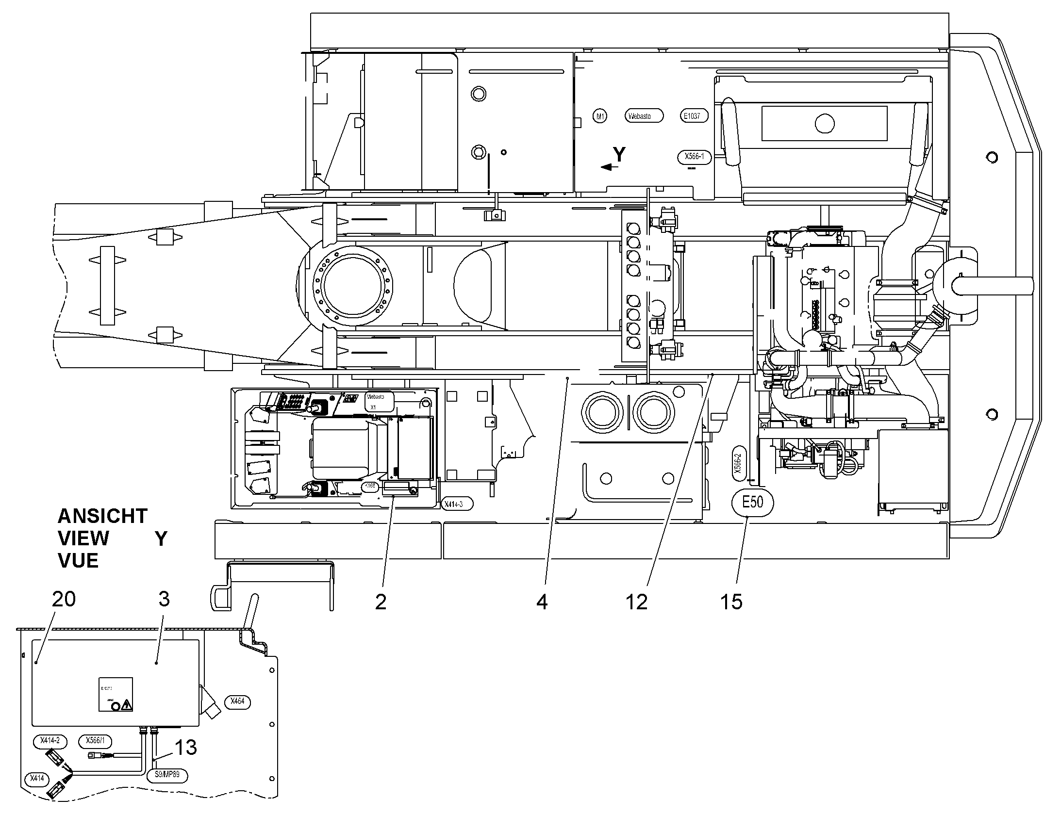 ШКАФ СИЛОВОЙ 10059147 LIEBHERR