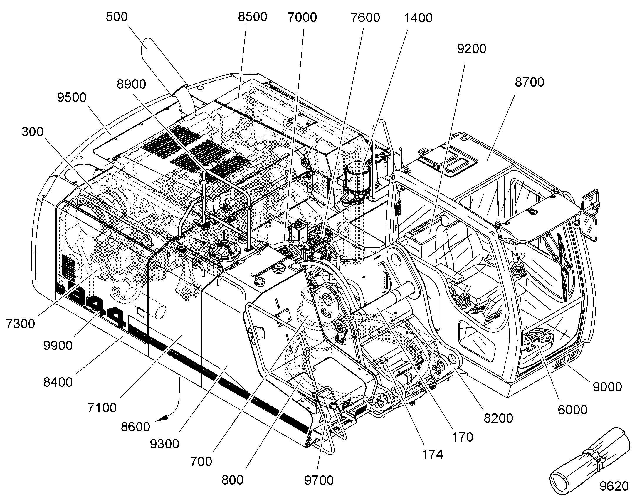УСТАНОВКА РАМЫ 10080044 LIEBHERR