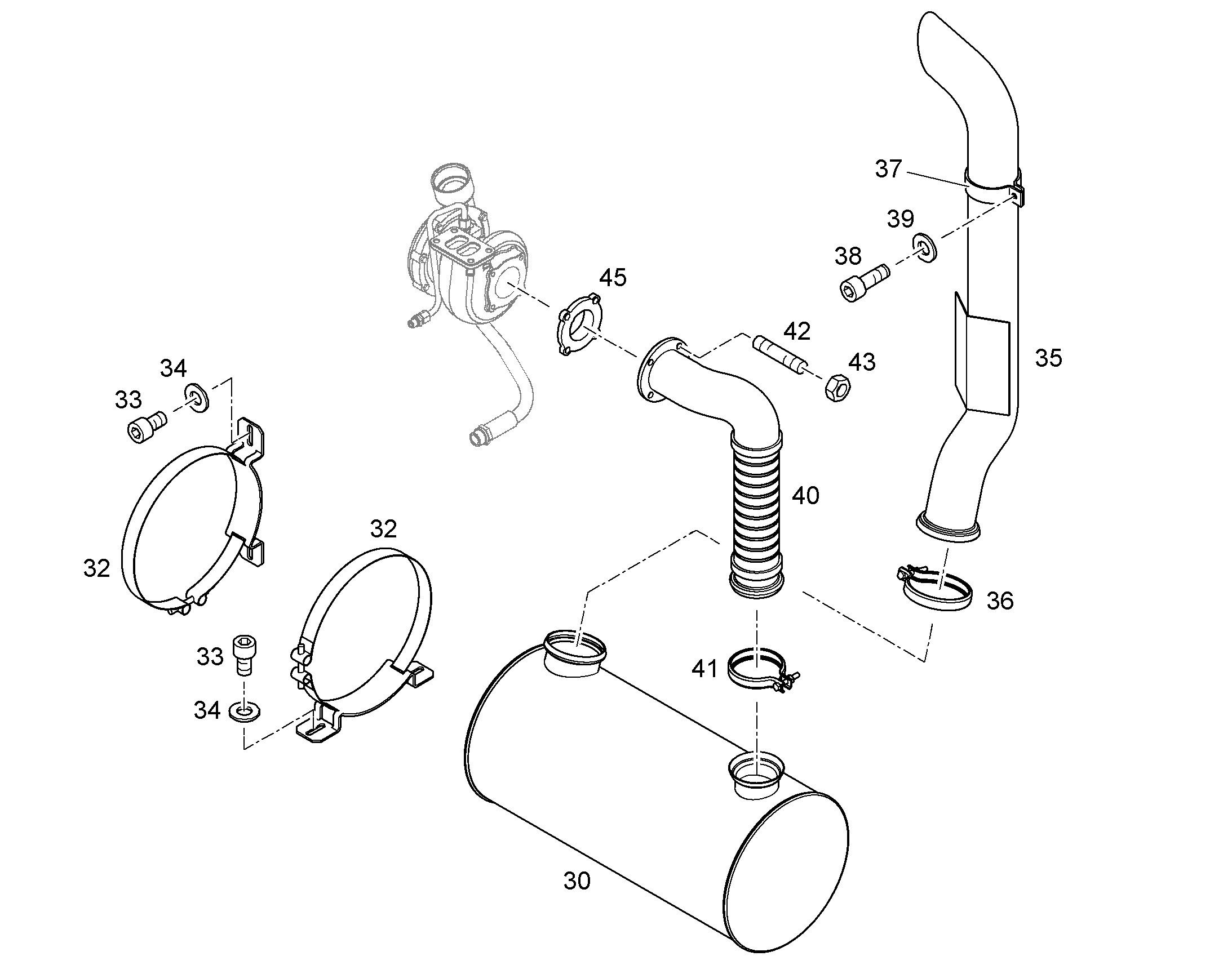 СКОБА D=90 10036631 LIEBHERR