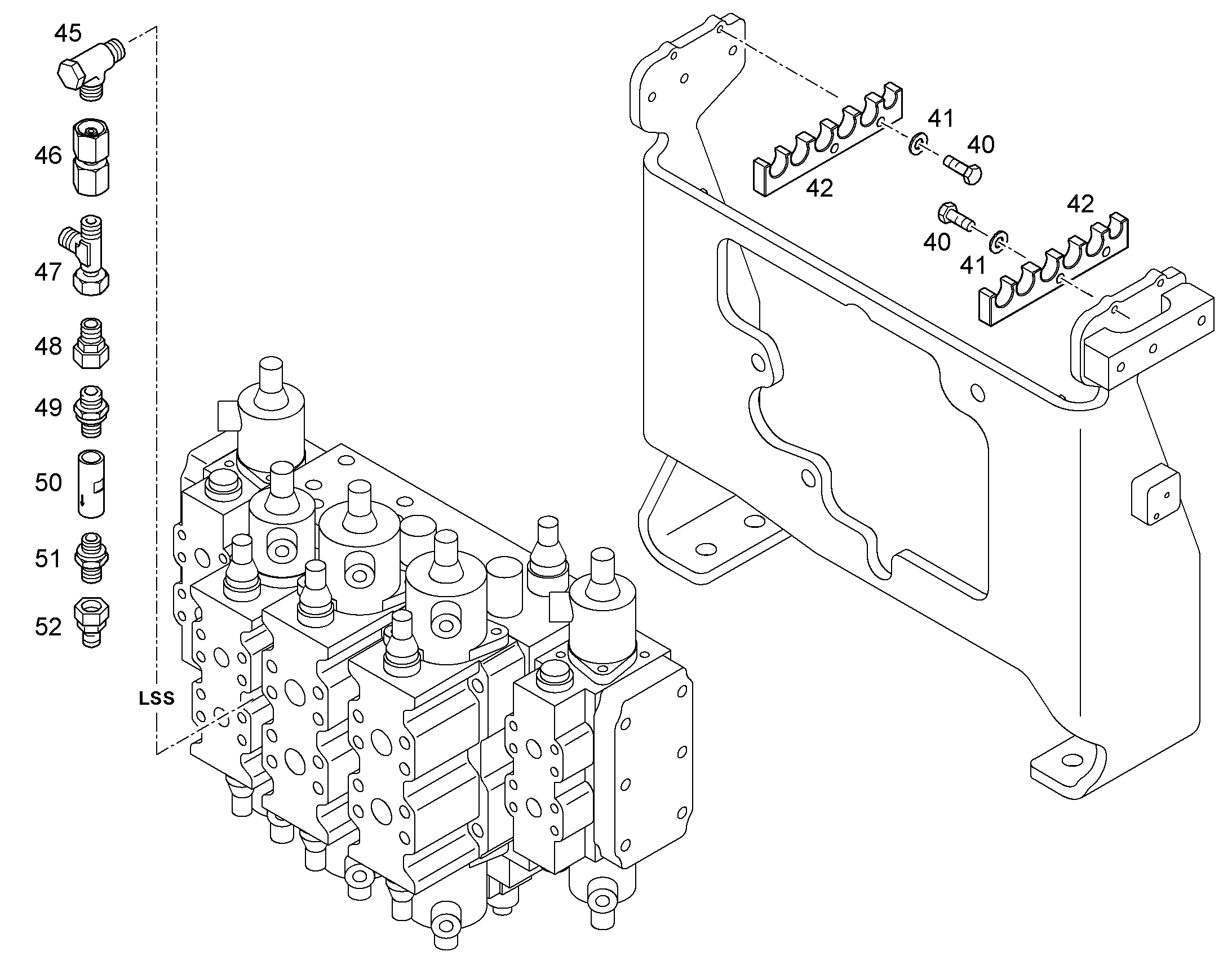 ФЛАНЕЦ d=20-15 10054313 LIEBHERR