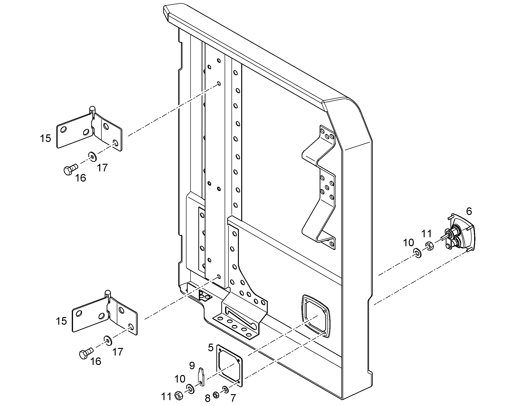 ФИКСАТОР 10113627 LIEBHERR