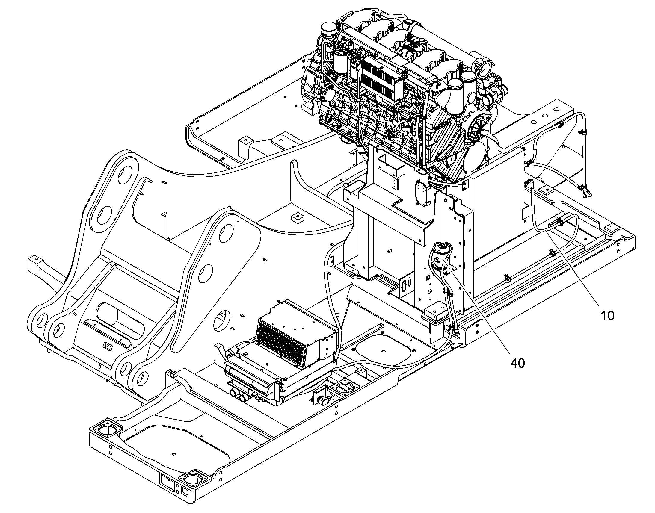 ШЛАНГИ КОНДИЦИОНЕРА, УСТАНОВКА 10065591 LIEBHERR