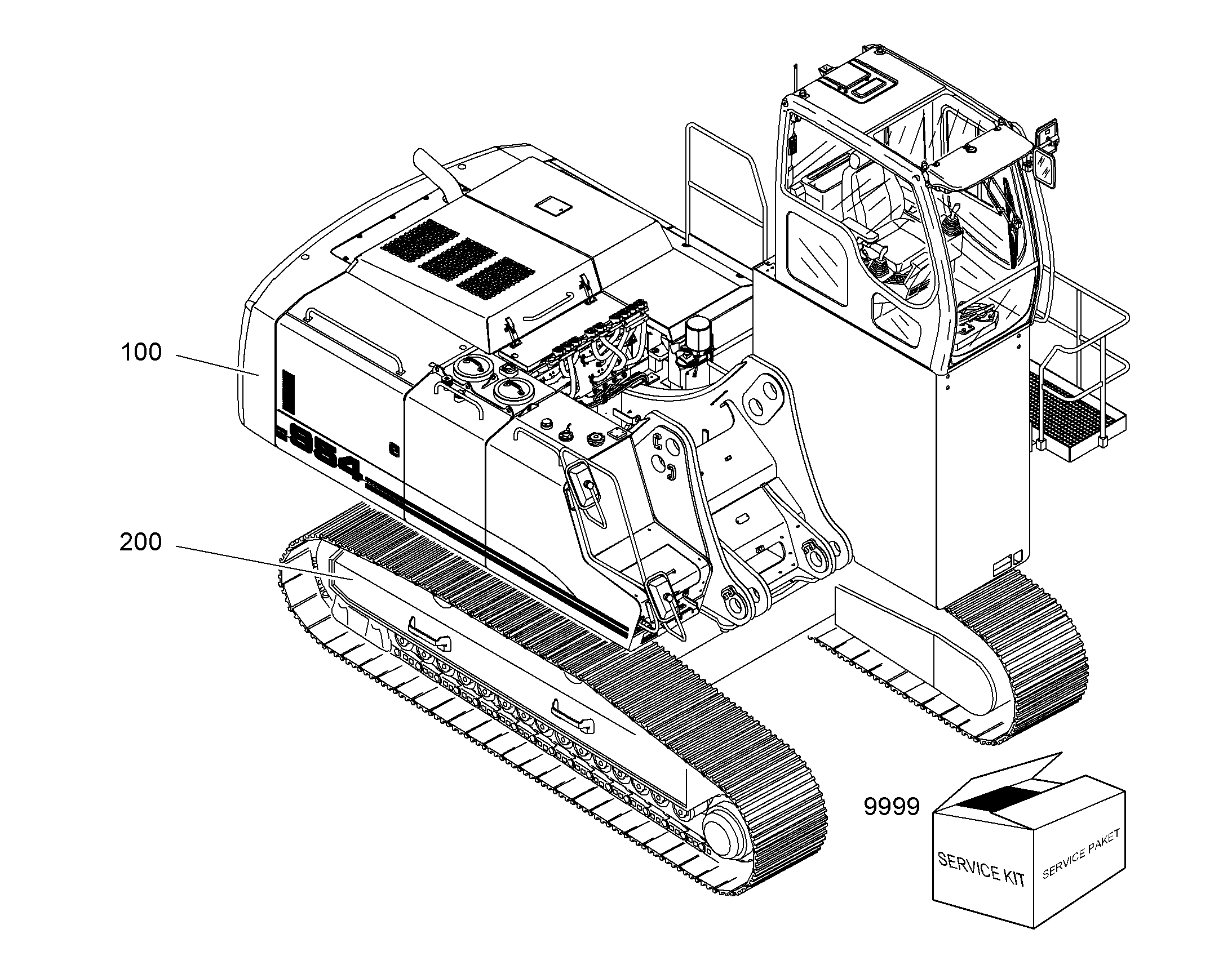ШАССИ, КОМПЛЕКТ 10060795 LIEBHERR