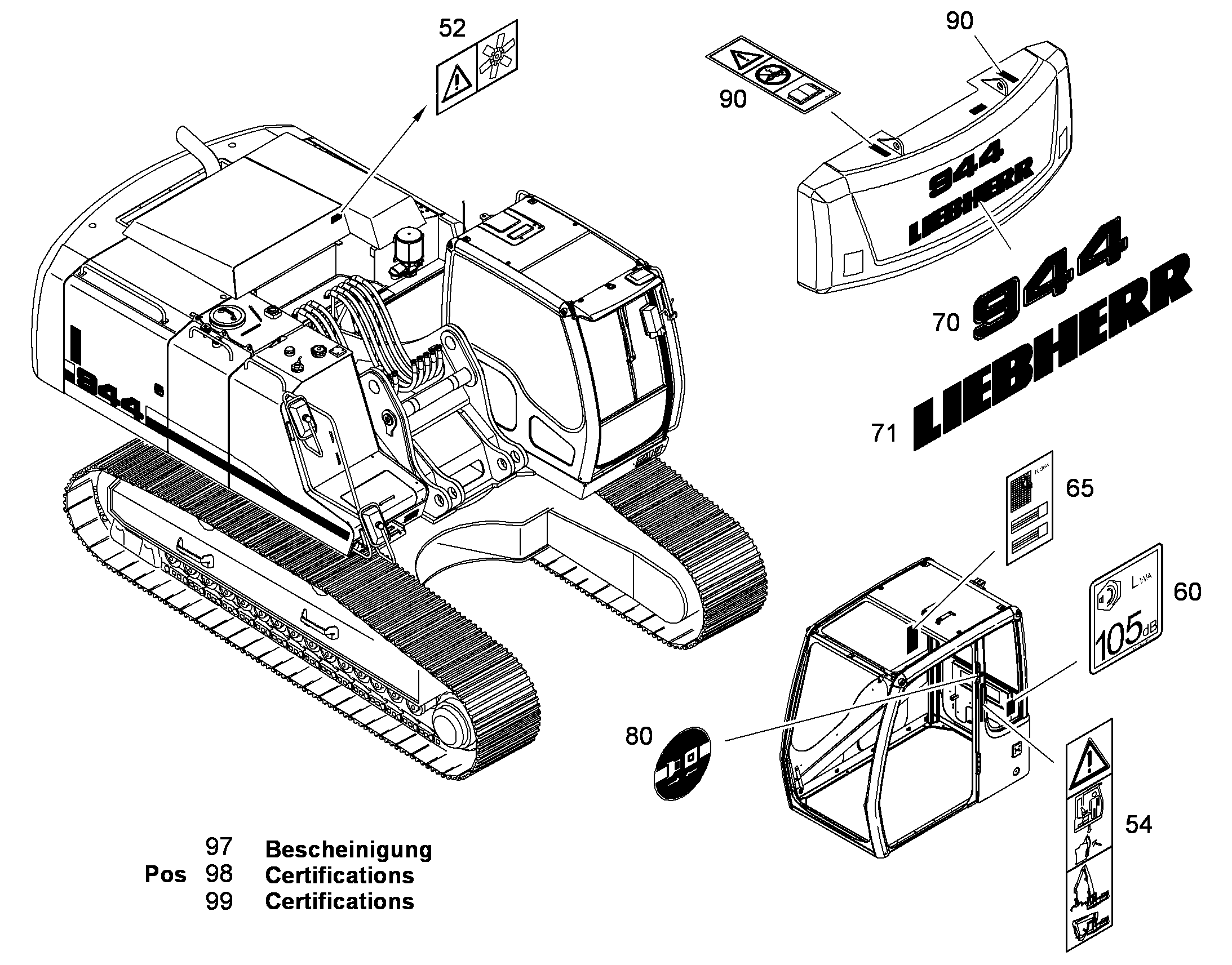 ИСПОЛНЕНИЕ ДЛЯ ТРОПИЧ. ЗОНЫ 11379301 LIEBHERR