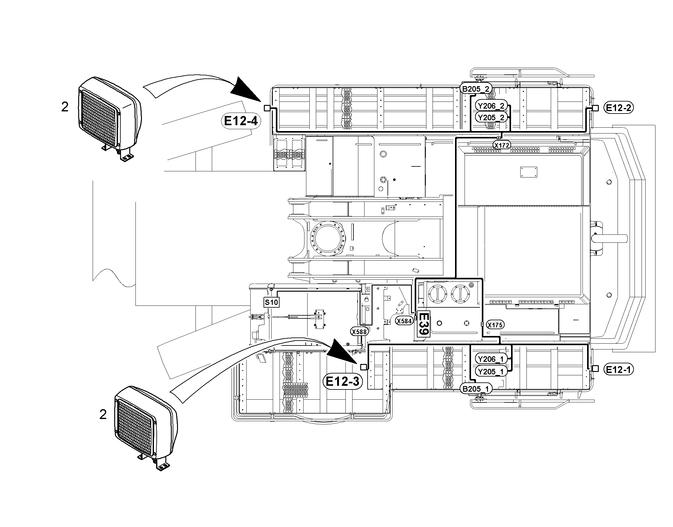 ФАРЫ ДЛЯ ОПОРЫ 10058201 LIEBHERR