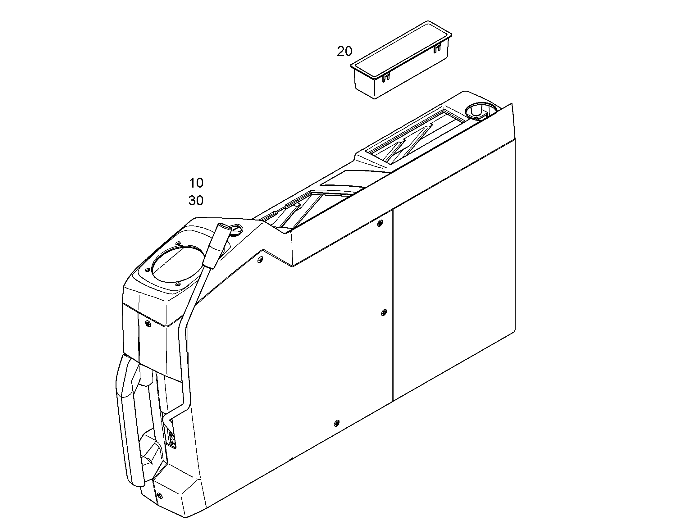 MODIFICAT.CONTROL BRACKET LEFT 11446109 LIEBHERR