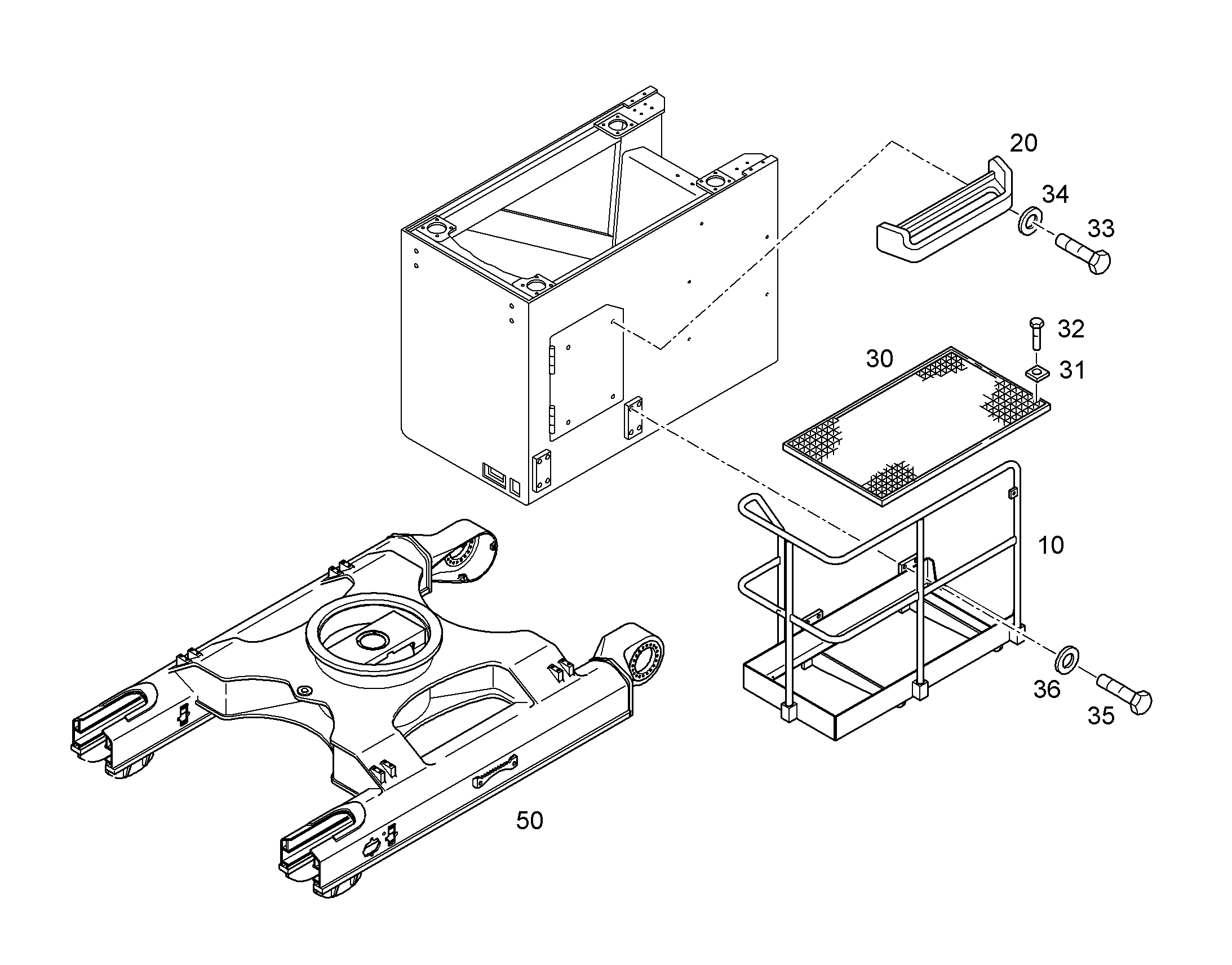 ПЛАТФОРМА 9588884 LIEBHERR