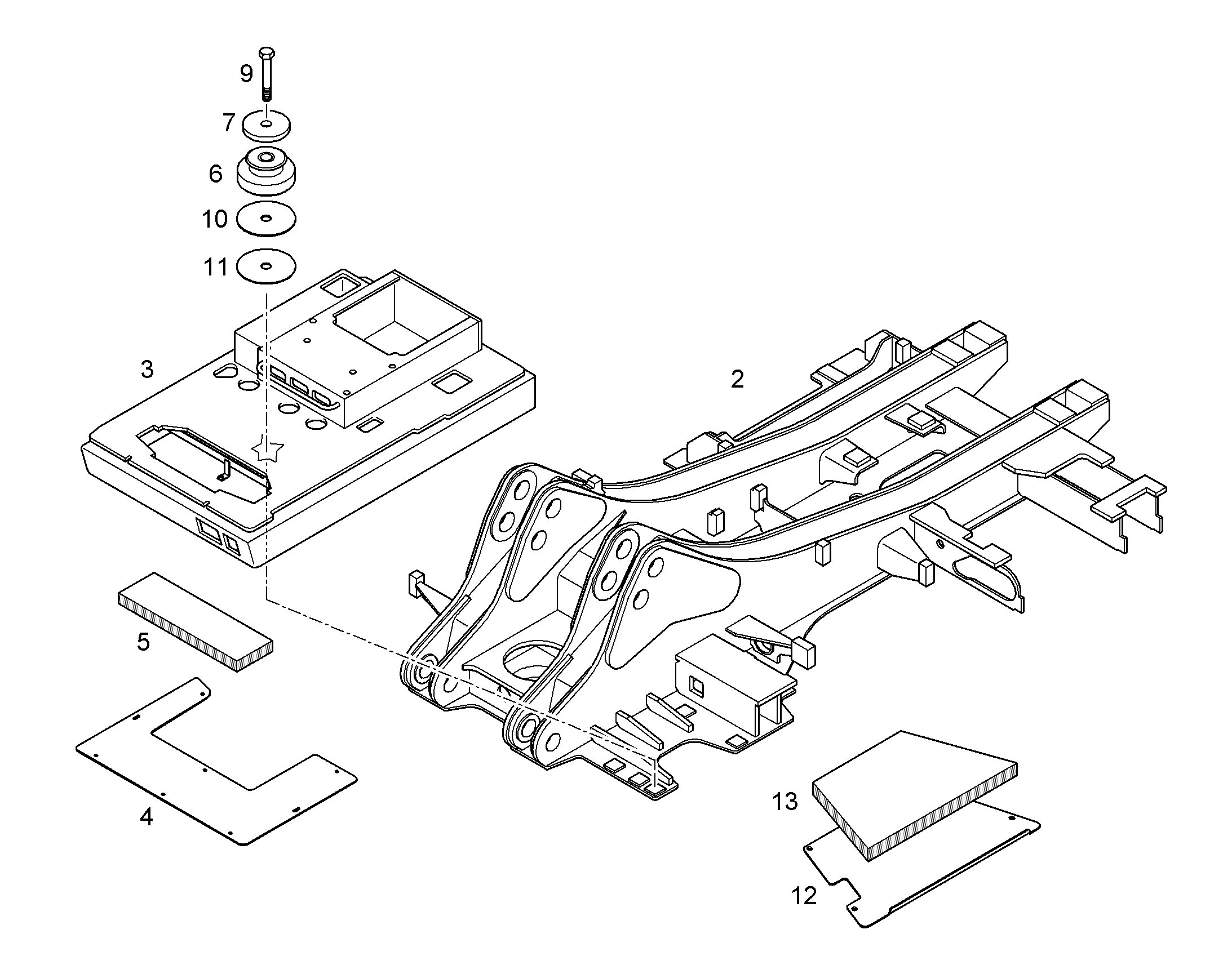ПЕРЕОБОРУД. ПОВОР. ПЛАТФОРМЫ 9011072 LIEBHERR