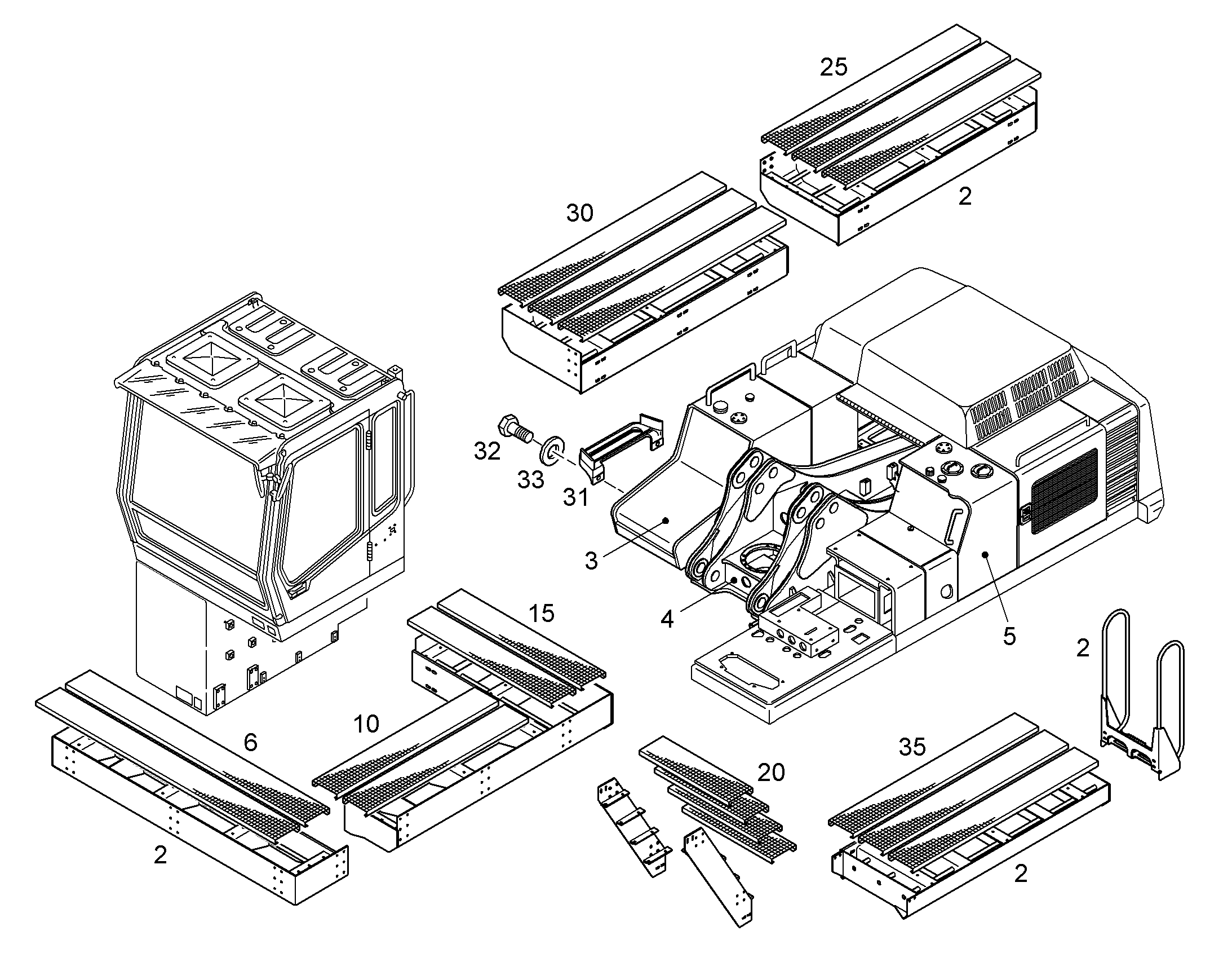 ПЕРЕОБОРУД. ПОВОР. ПЛАТФОРМЫ 9005991 LIEBHERR