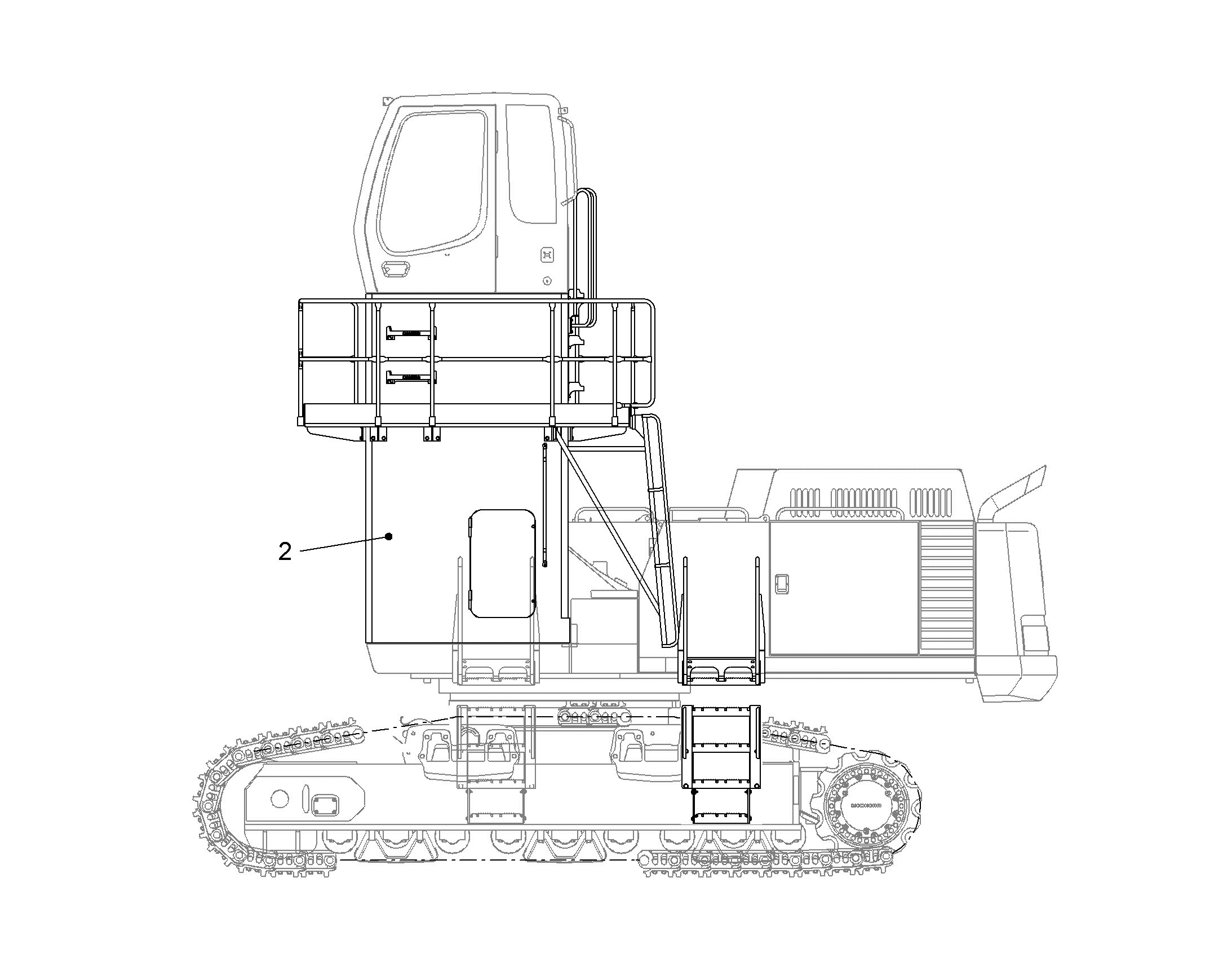 ВОЗВЫШЕНИЕ КАБИНЫ 3000MM 10065855 LIEBHERR