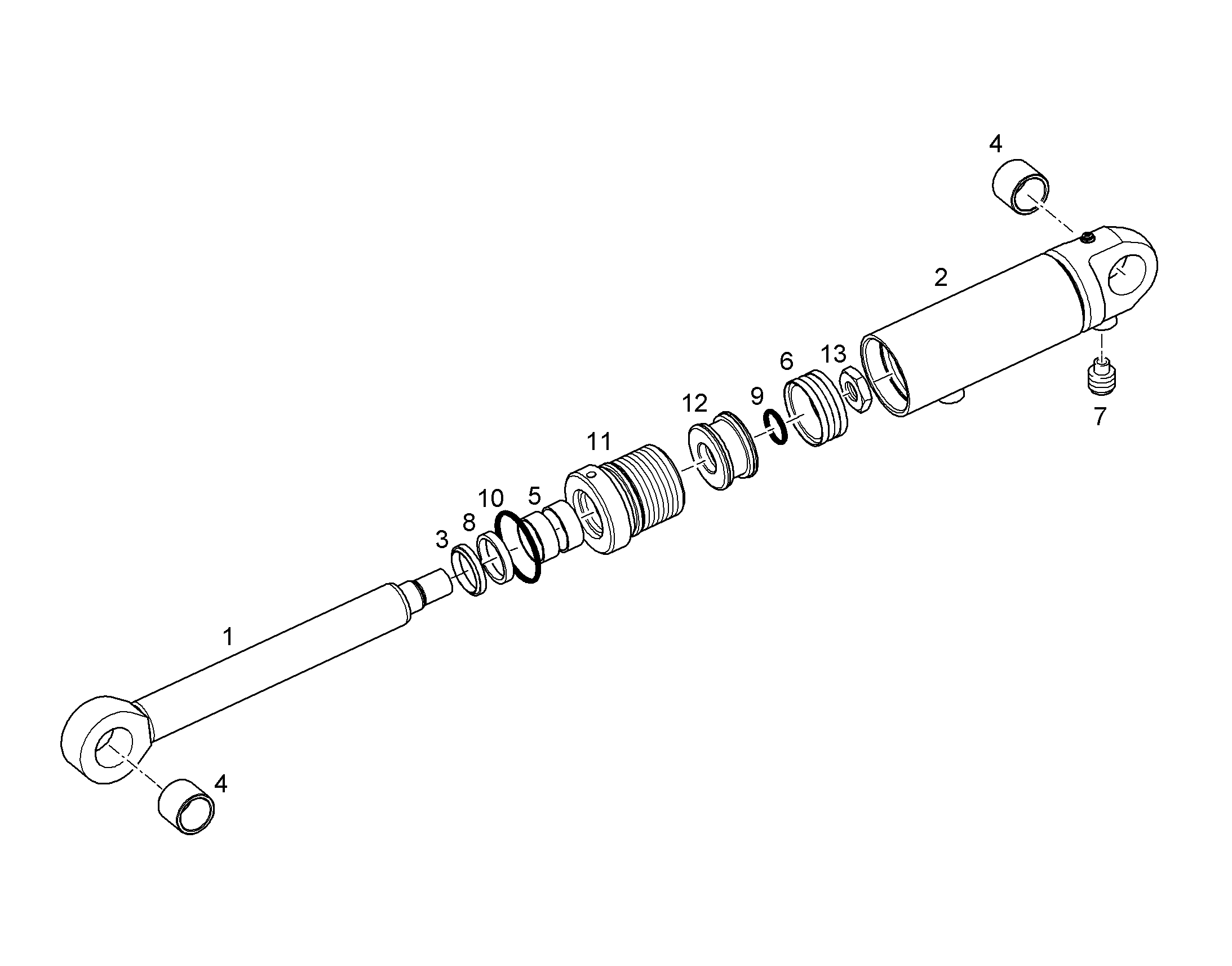 ШТОК ПОРШНЕВОЙ 10300849 LIEBHERR