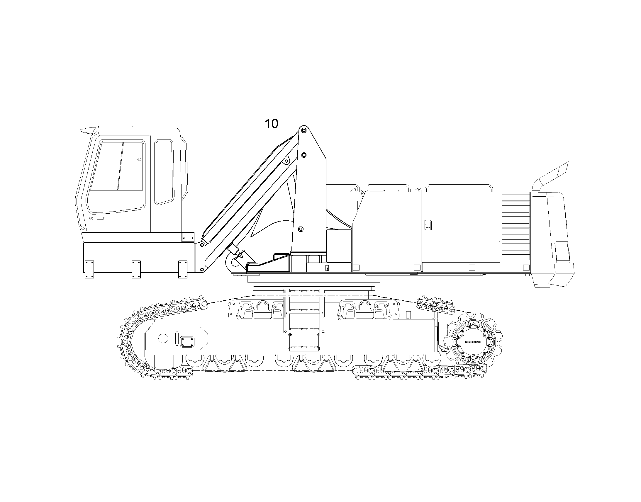 КАБ.ВОДИТ.-ГИДР.НАСТРОЙКА ВЫС. 10072697 LIEBHERR