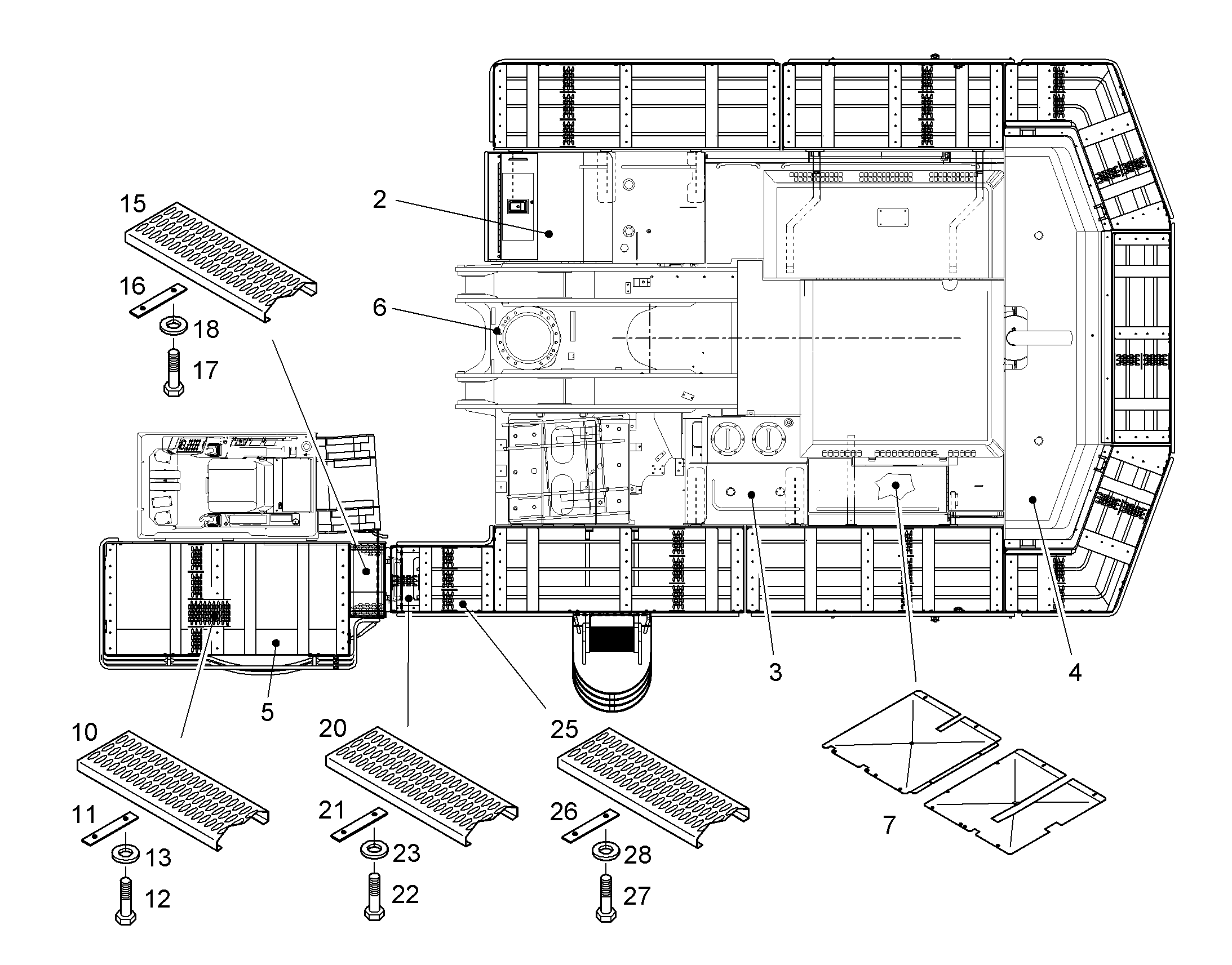ПЕРЕОБОРУД. ПОВОР. ПЛАТФОРМЫ 9010448 LIEBHERR