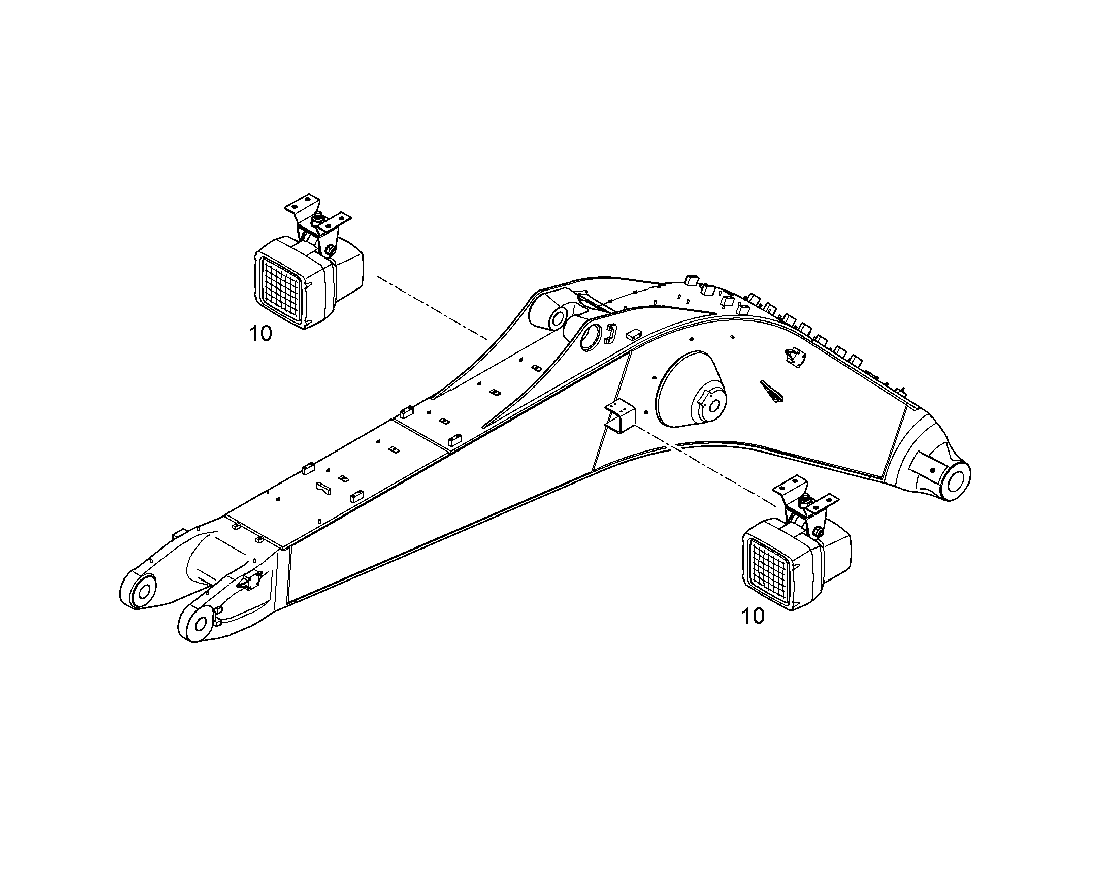 ПРОЖЕКТОР ДОПОЛНИТЕЛЬНЫЙ XENON 10075378 LIEBHERR