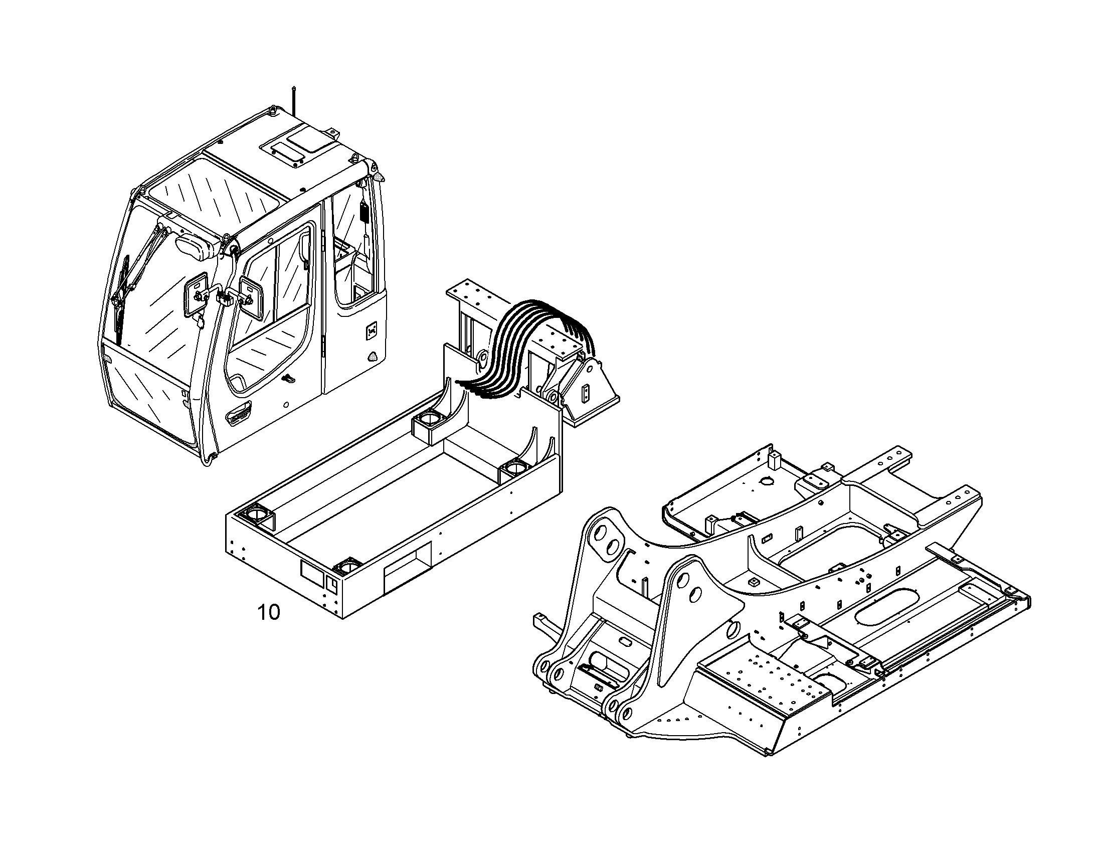 МЕХАНИЗМ ОПРОКИДЫВАЮЩИЙ R944C 10072143 LIEBHERR