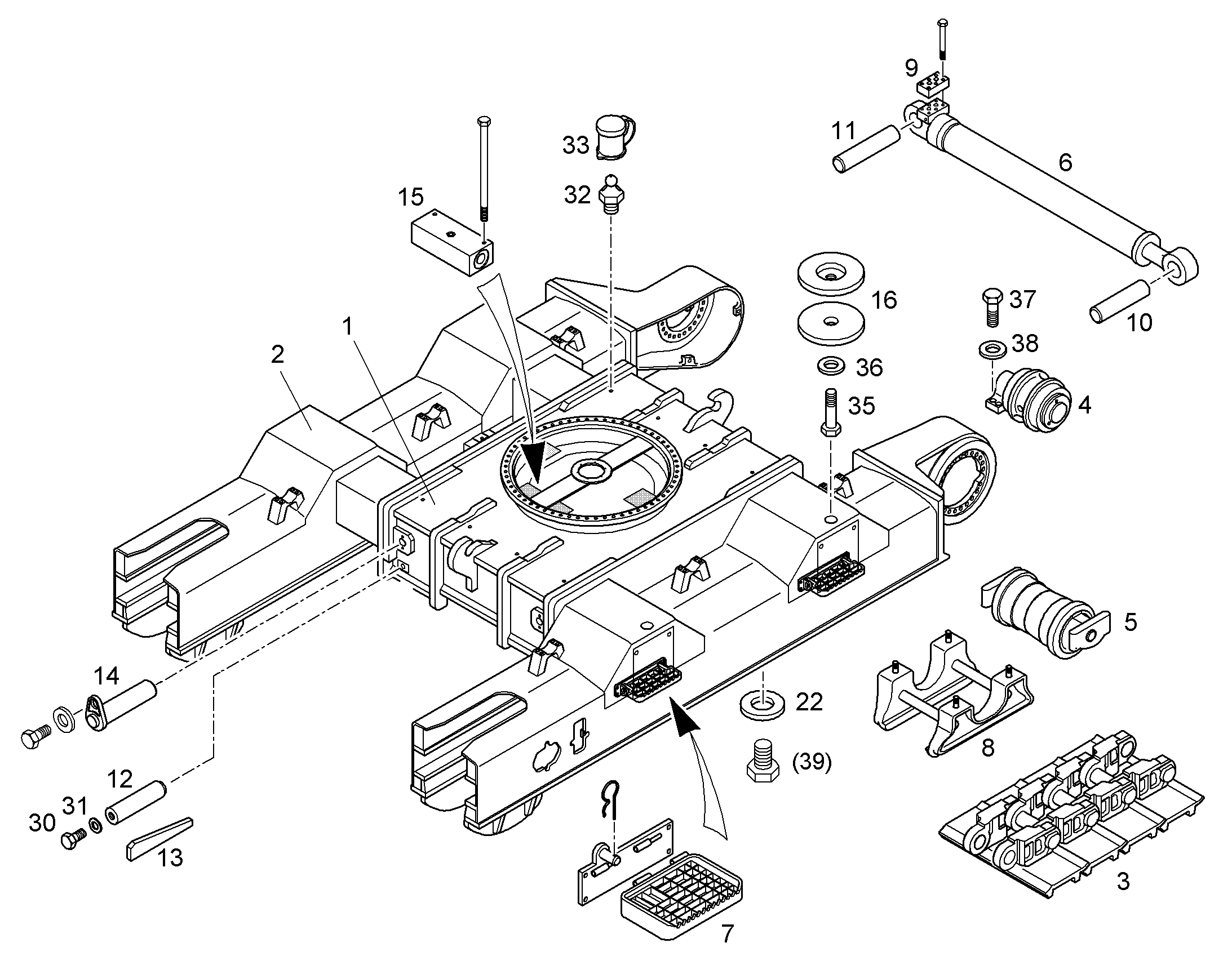 СРЕДНЯЯ ЧАСТЬ 10327020 LIEBHERR