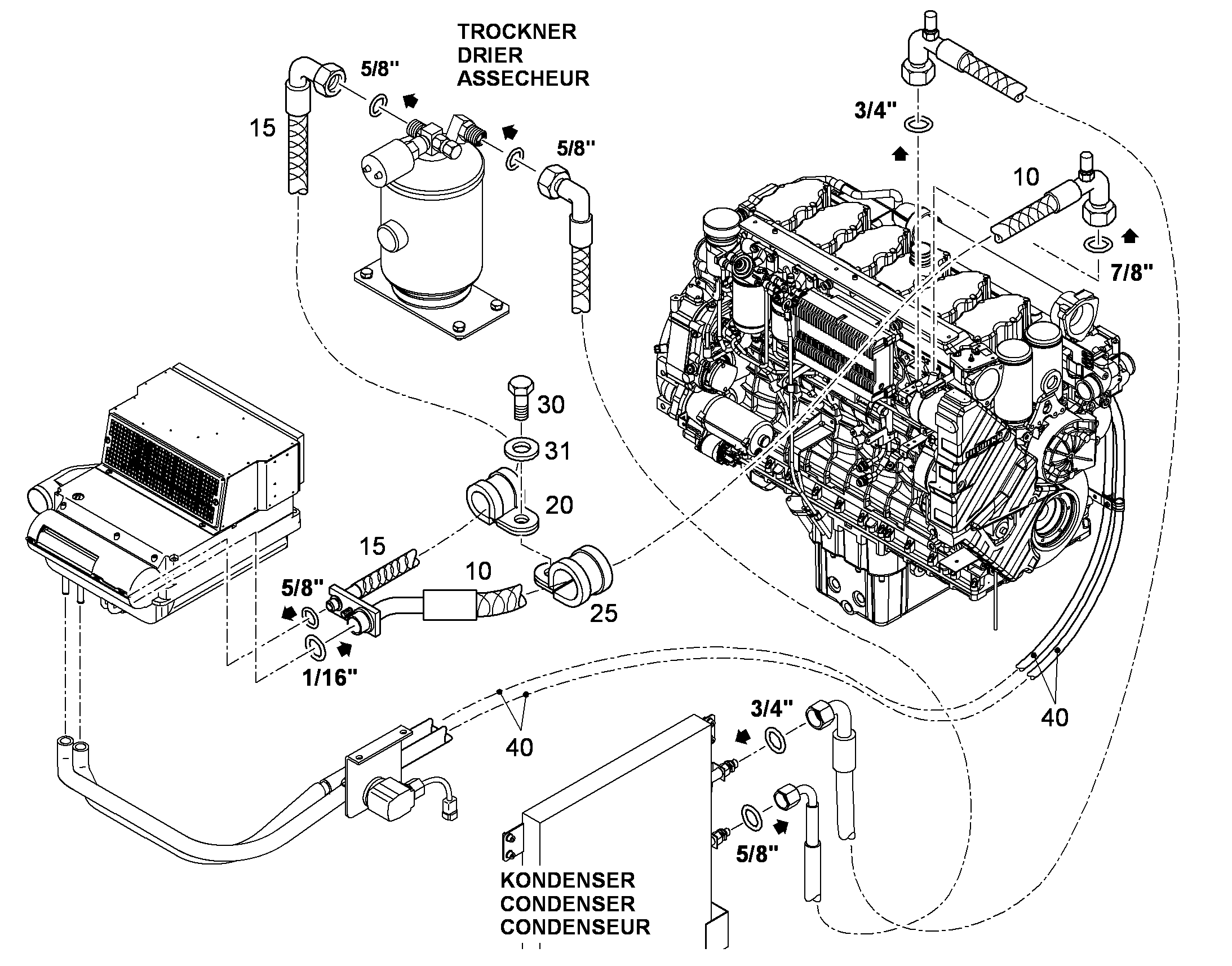 ШЛАНГ 8X5800 10228103 LIEBHERR