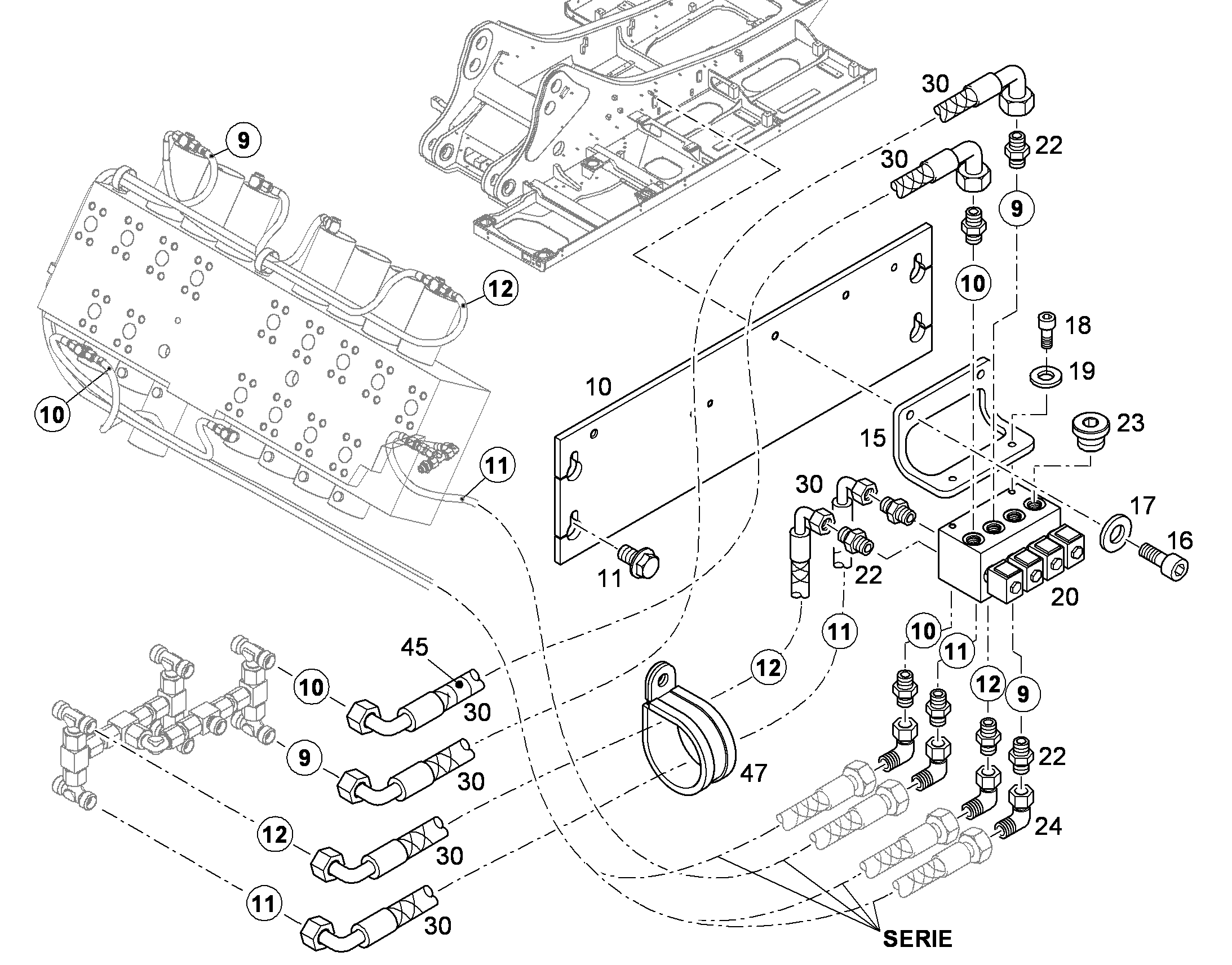 ЛЕНТА ДЛЯ МАРКИРОВКИ 10076952 LIEBHERR