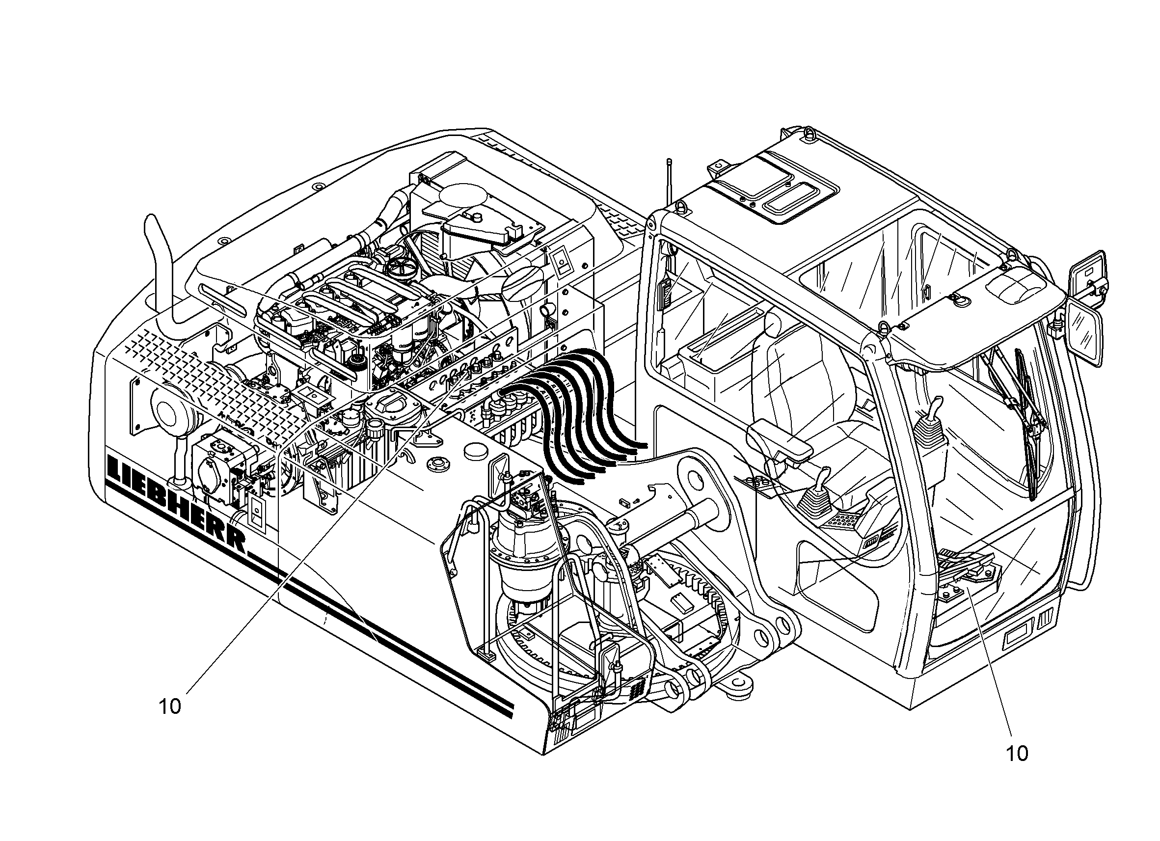РЕКОНСТРУКЦИЯ - ШАССИ AHS 12 10063822 LIEBHERR