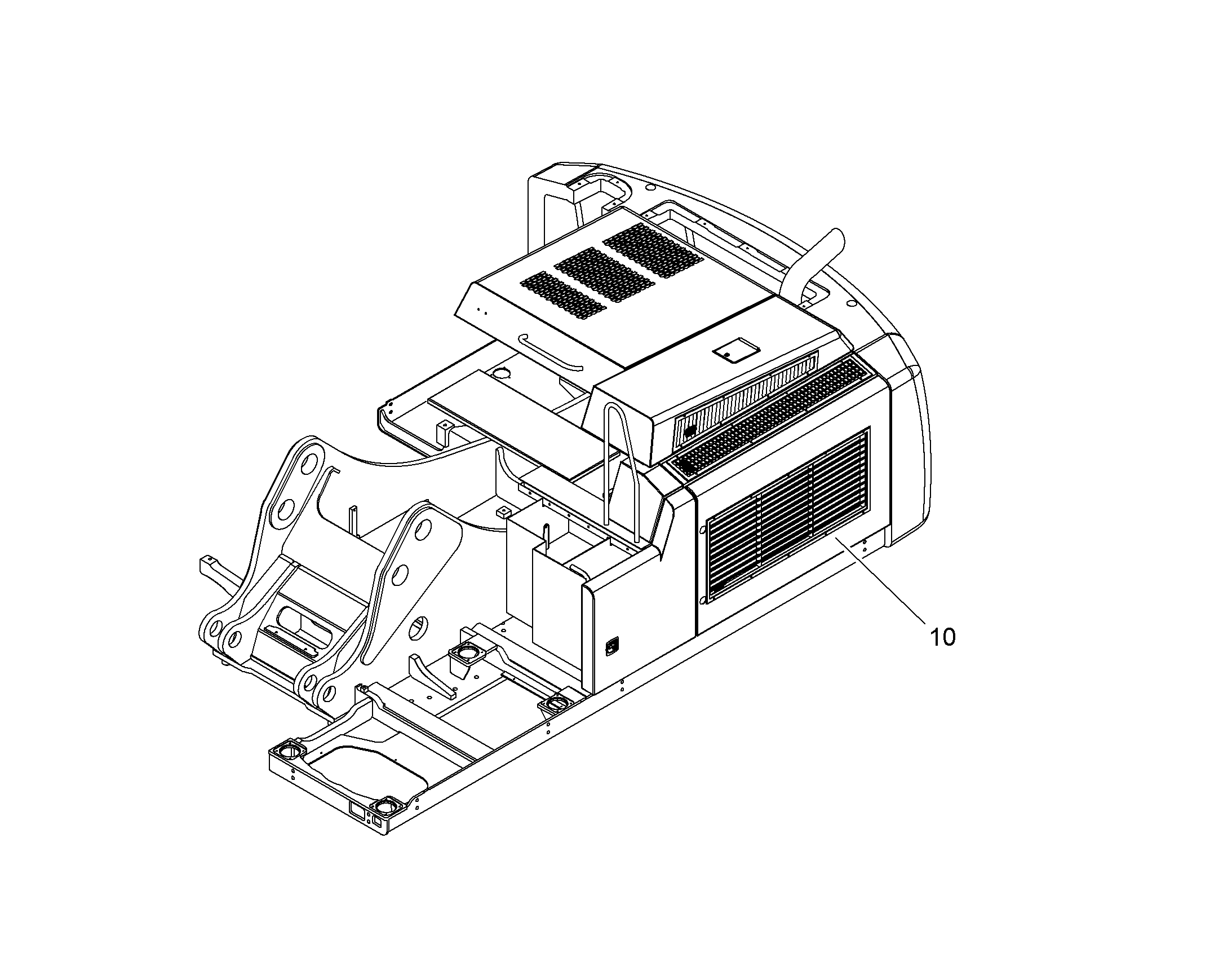 РЕШЕТКА ПРЕДОХРАНИТЕЛЬНАЯ 10058963 LIEBHERR