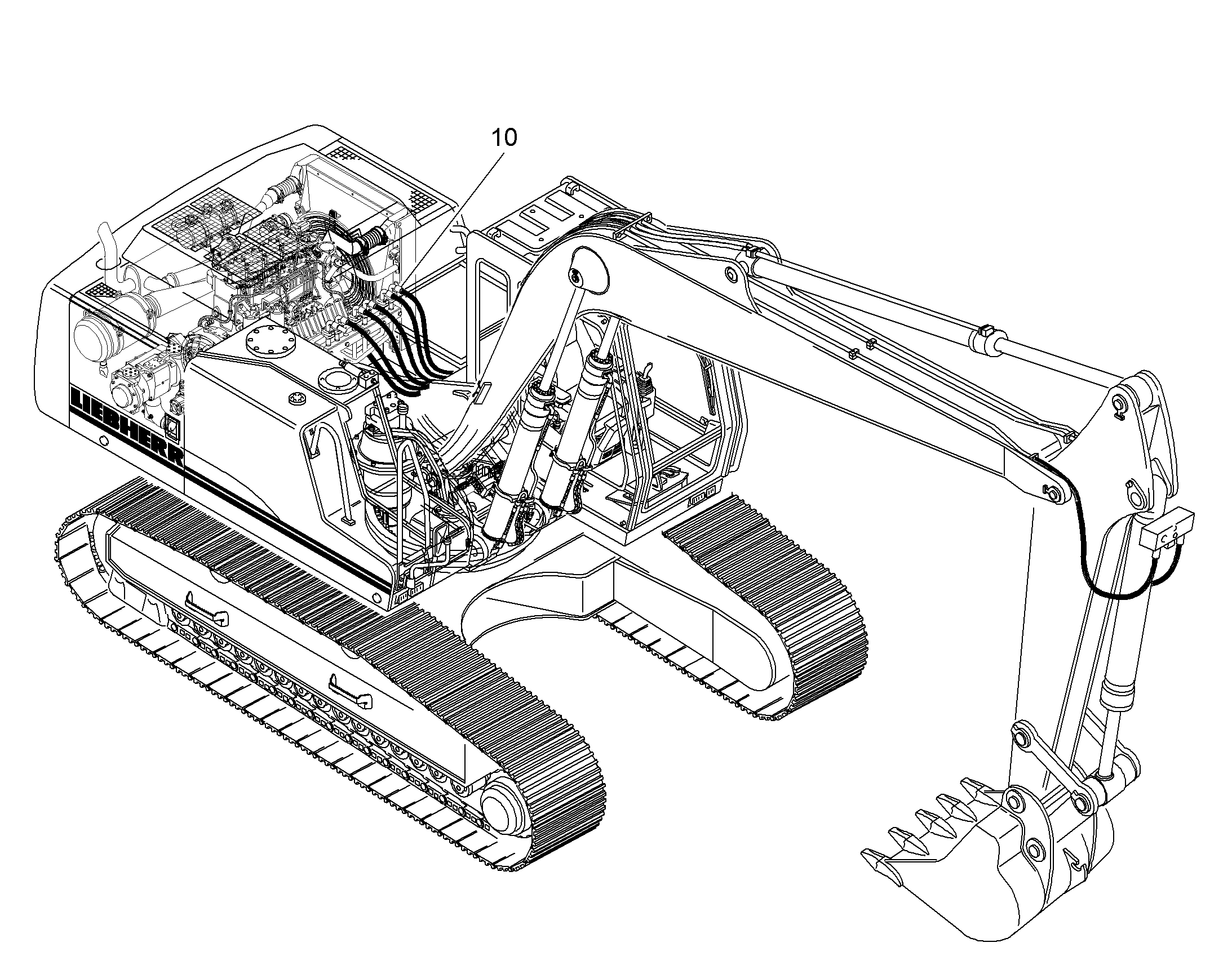 ДОПОЛНЕНИЕ-В ШАССИ AHS 11 10064955 LIEBHERR