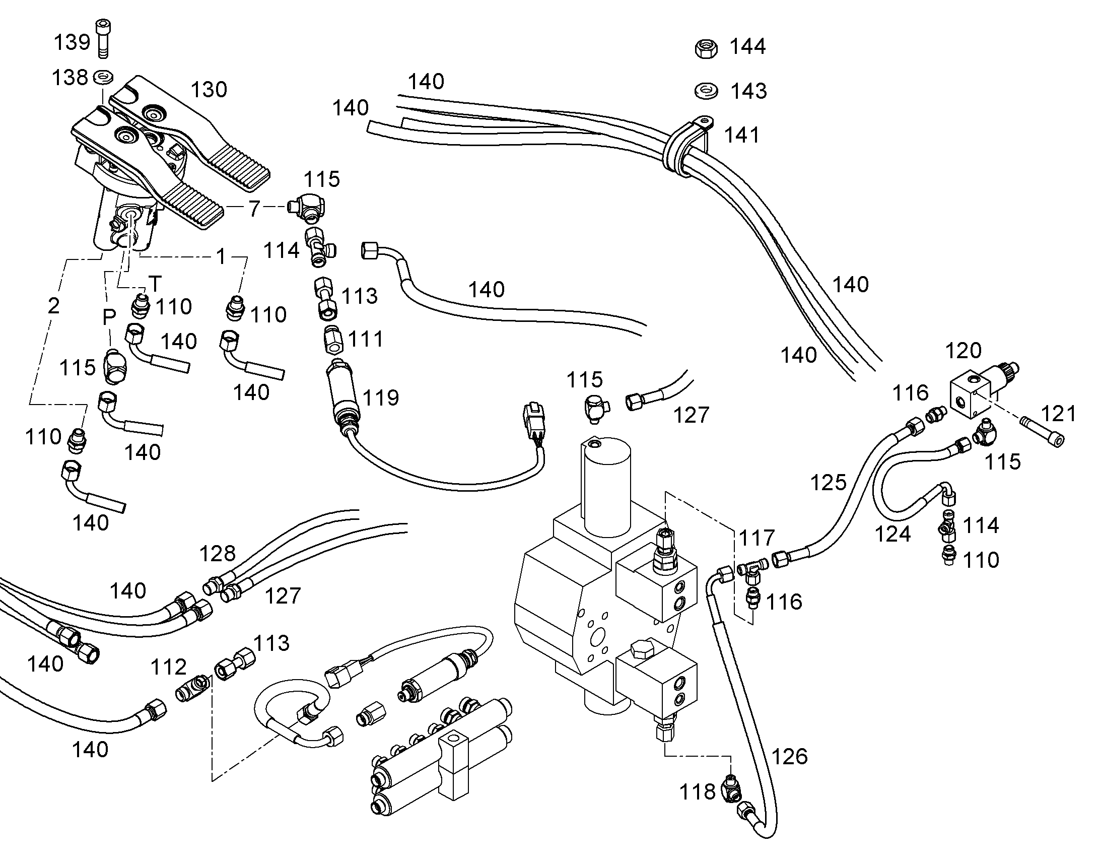 ПЕРЕКЛЮЧАТЕЛЬ 40bar 6204243 LIEBHERR