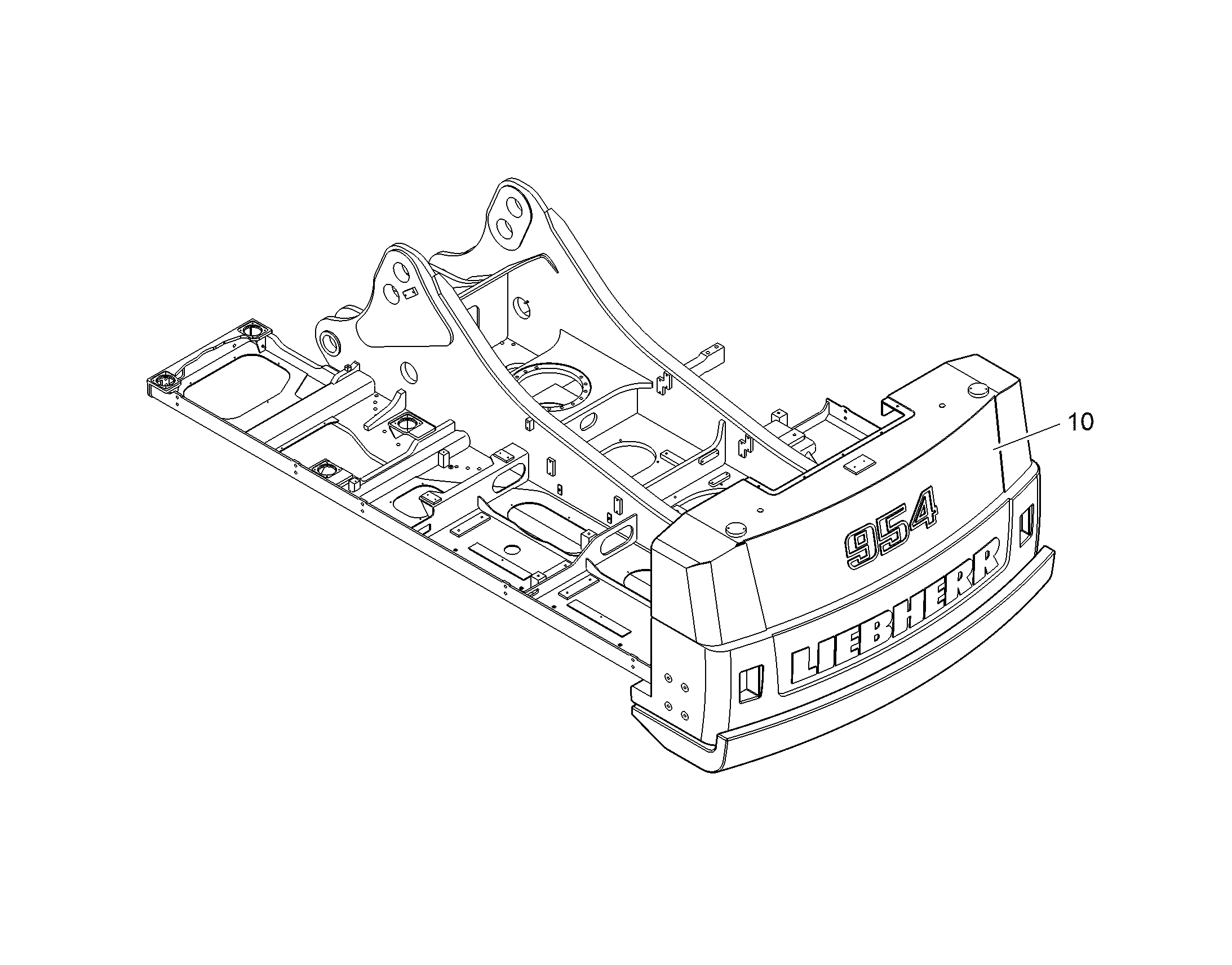 БАЛЛАСТНЫЙ ГРУЗ, УЗЕЛ 10061369 LIEBHERR