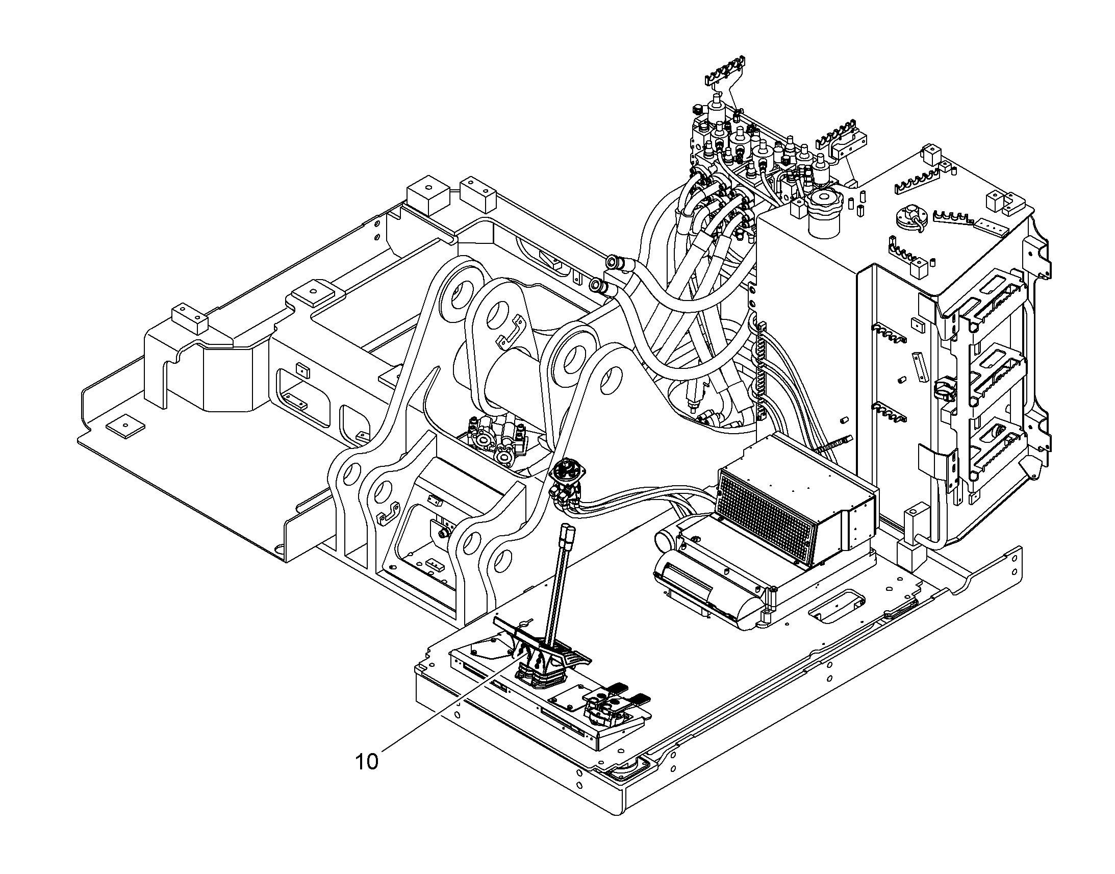 ПЕРЕКЛЮЧЕНИЕ УПРАВЛЕНИЕ AHS 10056949 LIEBHERR