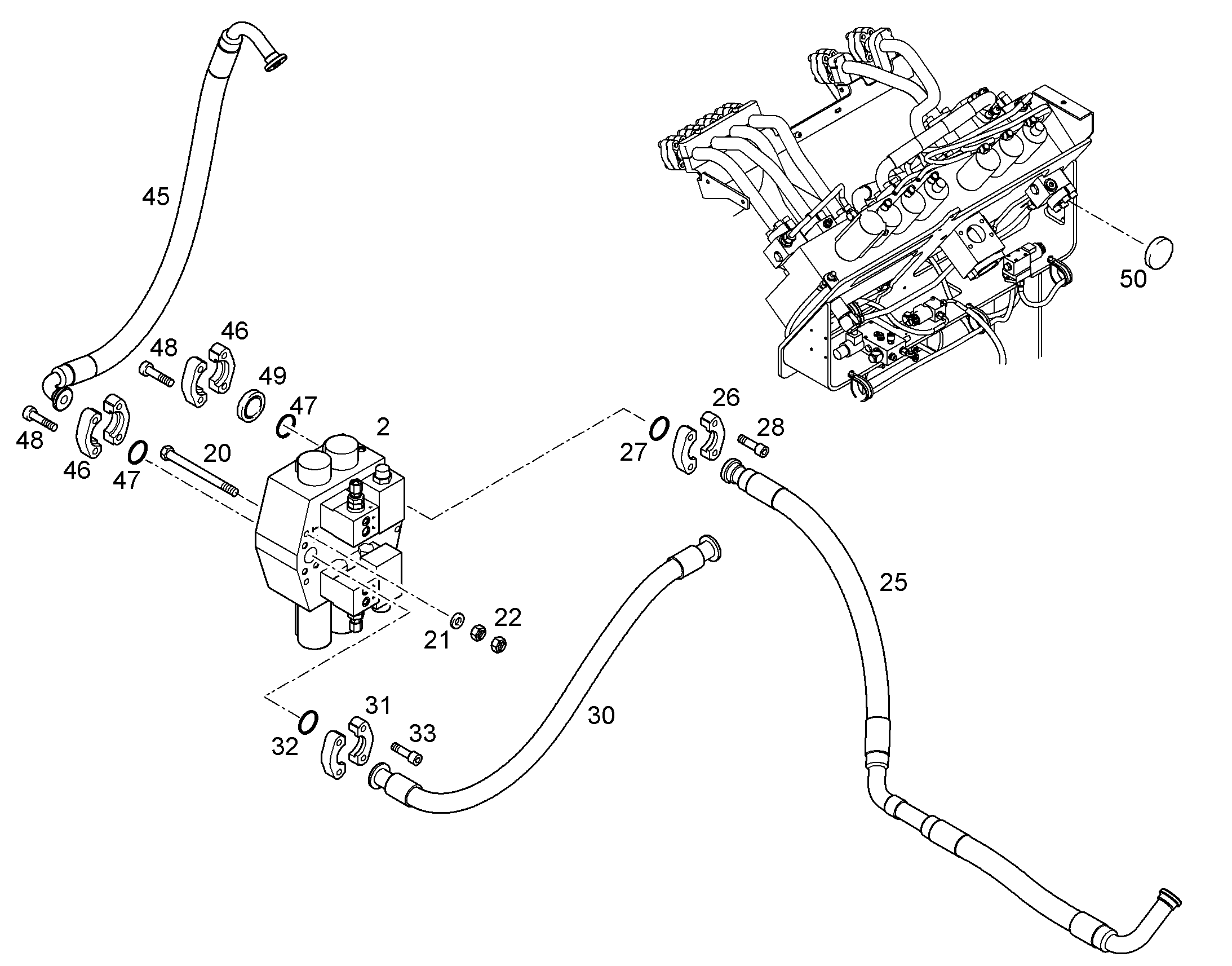 ШЛАНГ 32X630/850 10101541 LIEBHERR