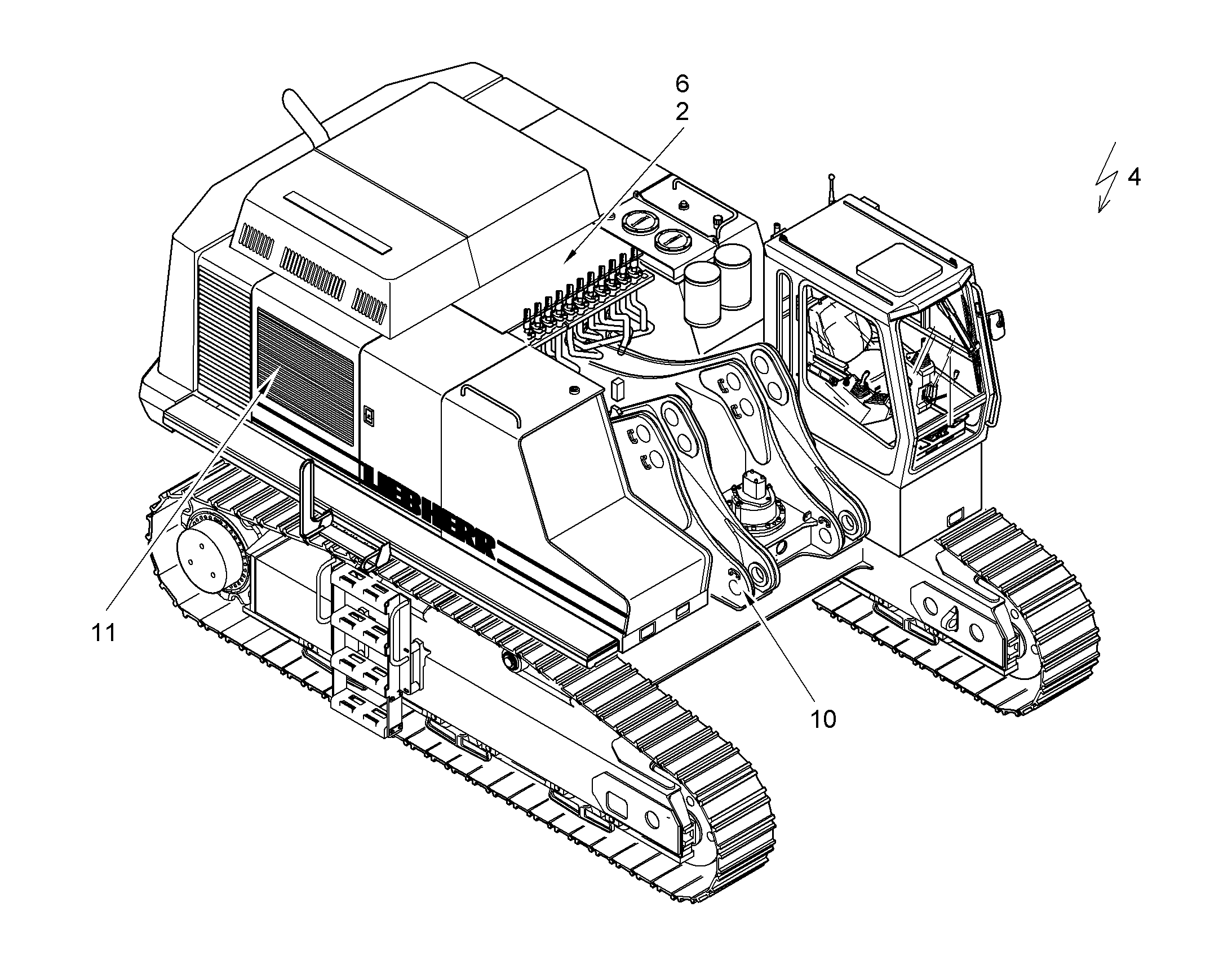 ГИДРАВЛИЧЕСКАЯ СИСТЕМА 10065480 LIEBHERR