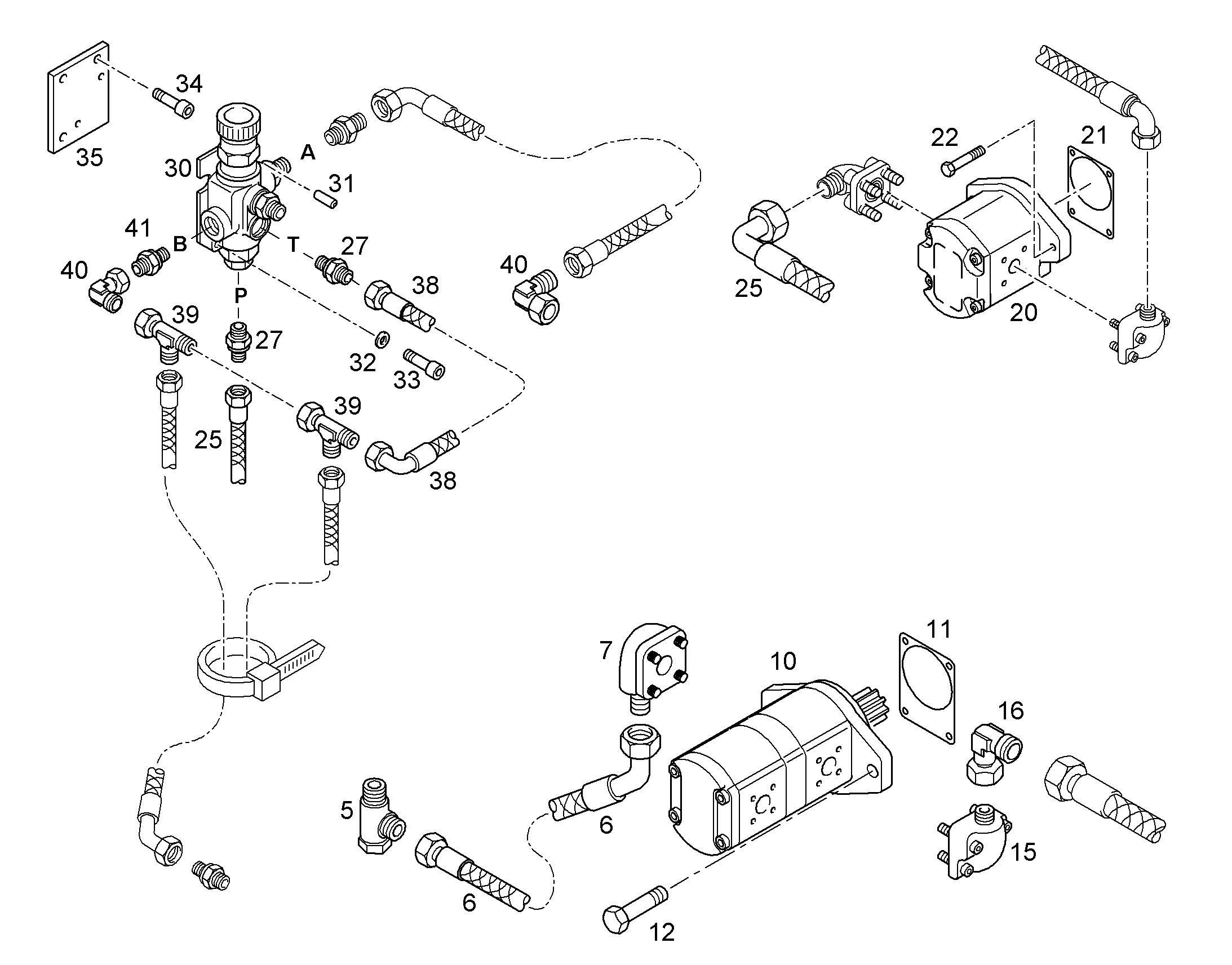 ШЛАНГ 12X350 10039806 LIEBHERR