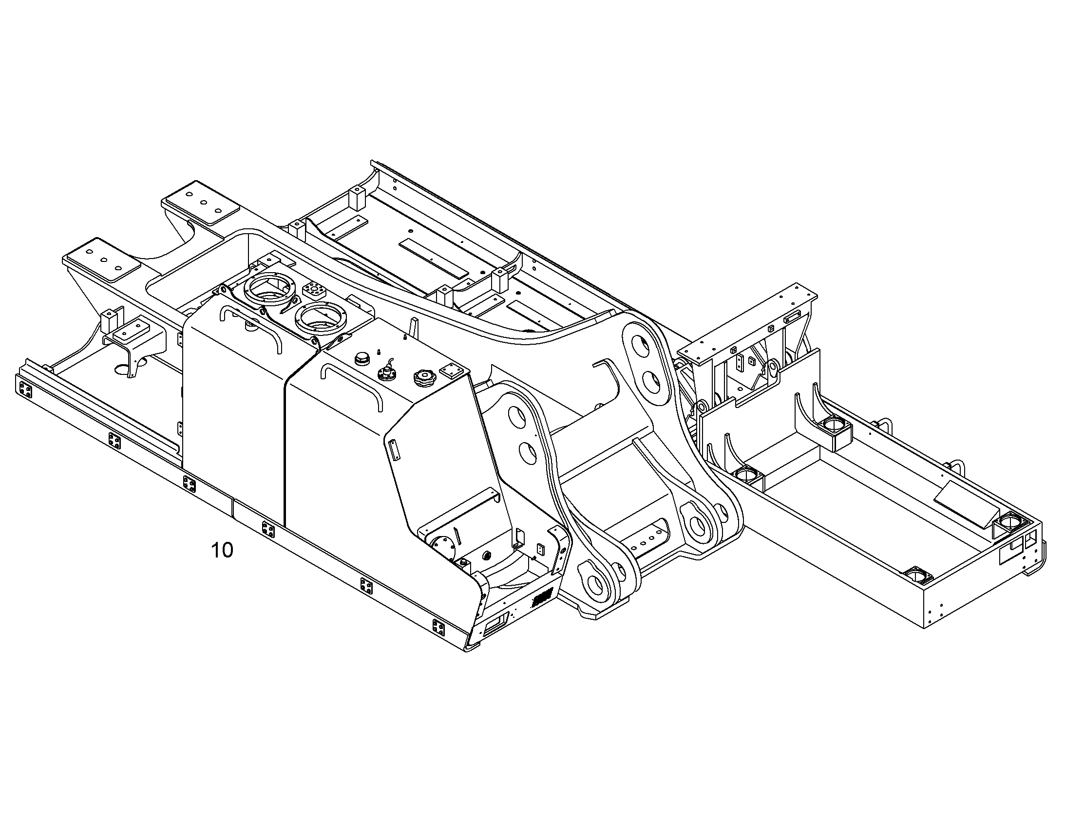 ЗАЩИТА ПОВ. ПЛАТФ. СНИЗУ+СБОКУ 10067504 LIEBHERR