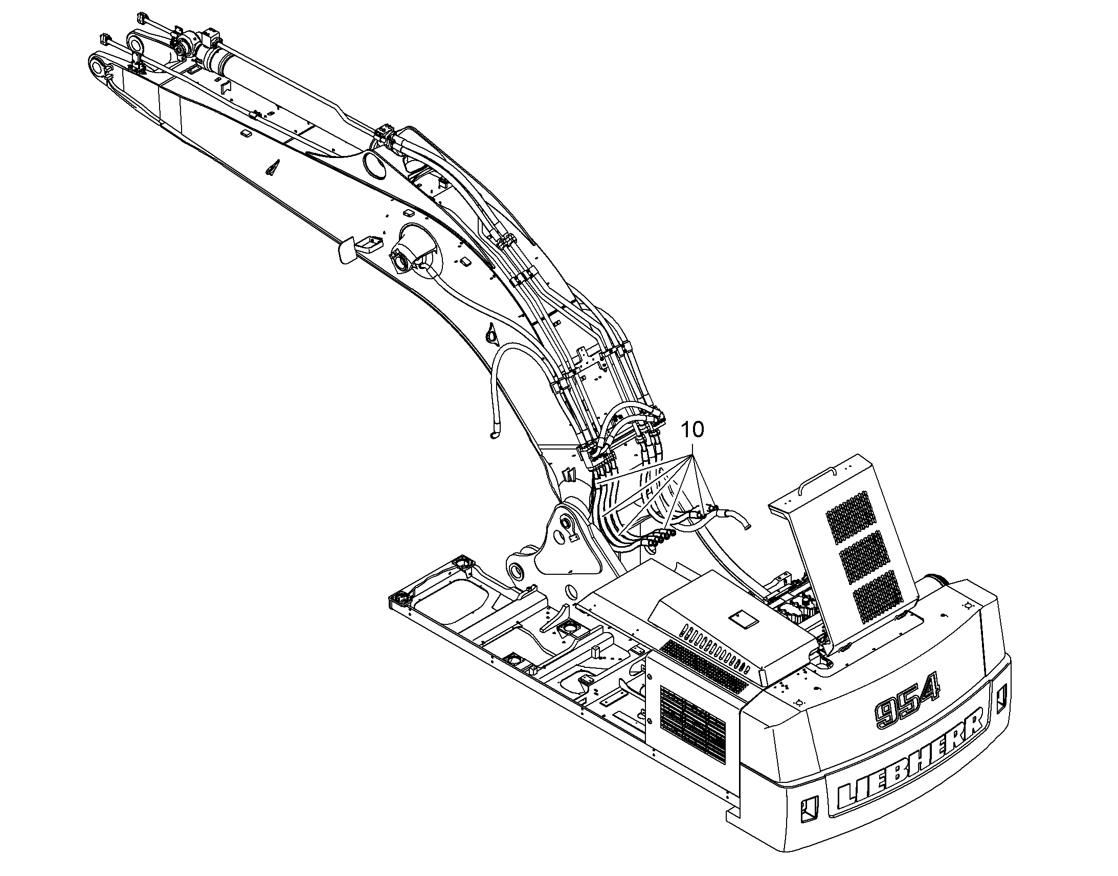 РЕКОНСТР.- ШЛАНГОВОЕ СОЕД. 10075931 LIEBHERR