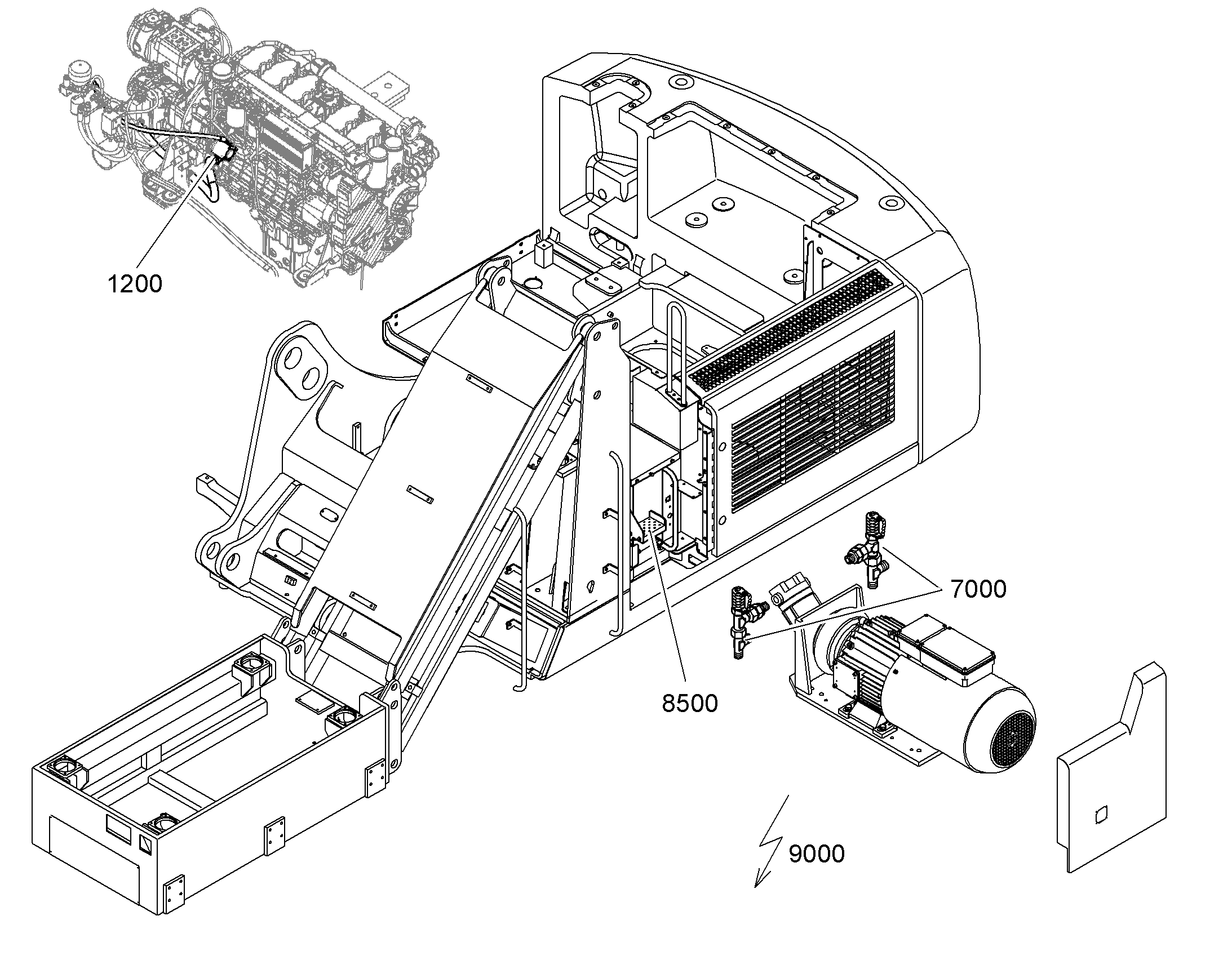НАСОС ВСТРОЕННЫЙ 10083593 LIEBHERR