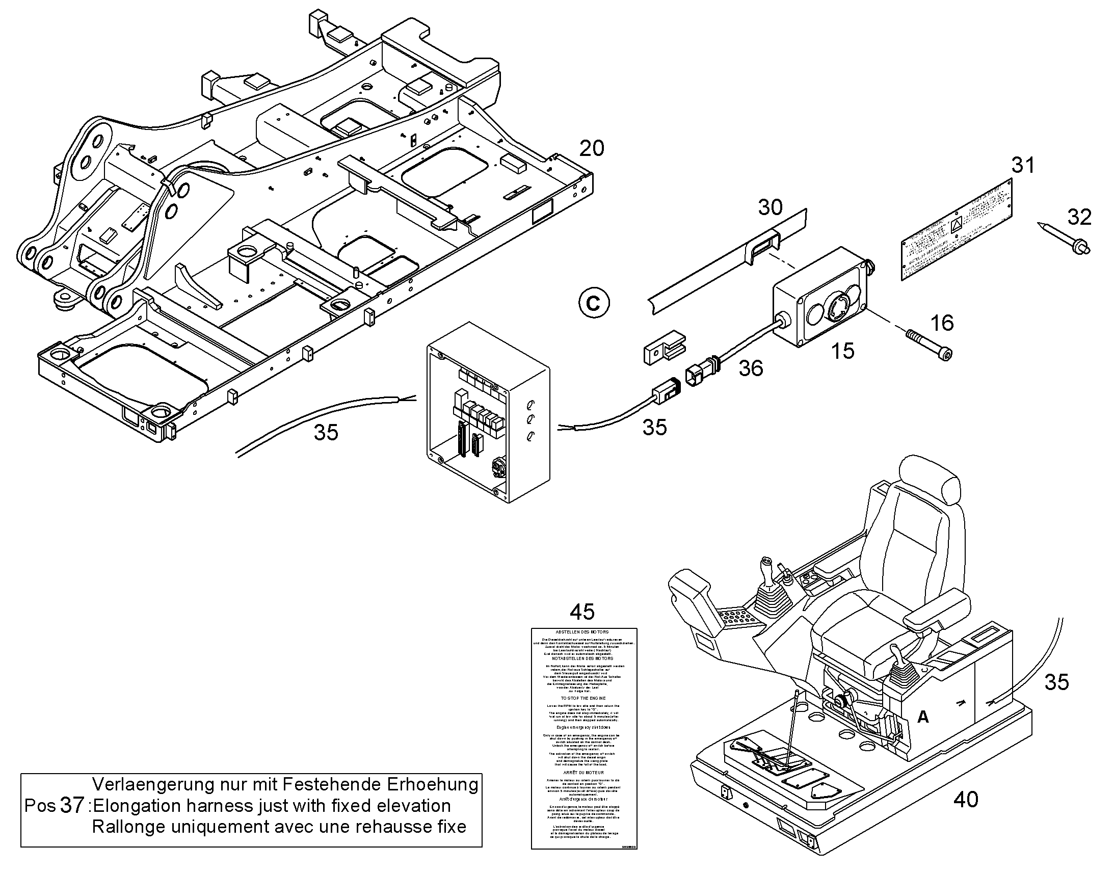 ПЕРЕОБОРУД. ПОВОР. ПЛАТФОРМЫ 10077491 LIEBHERR