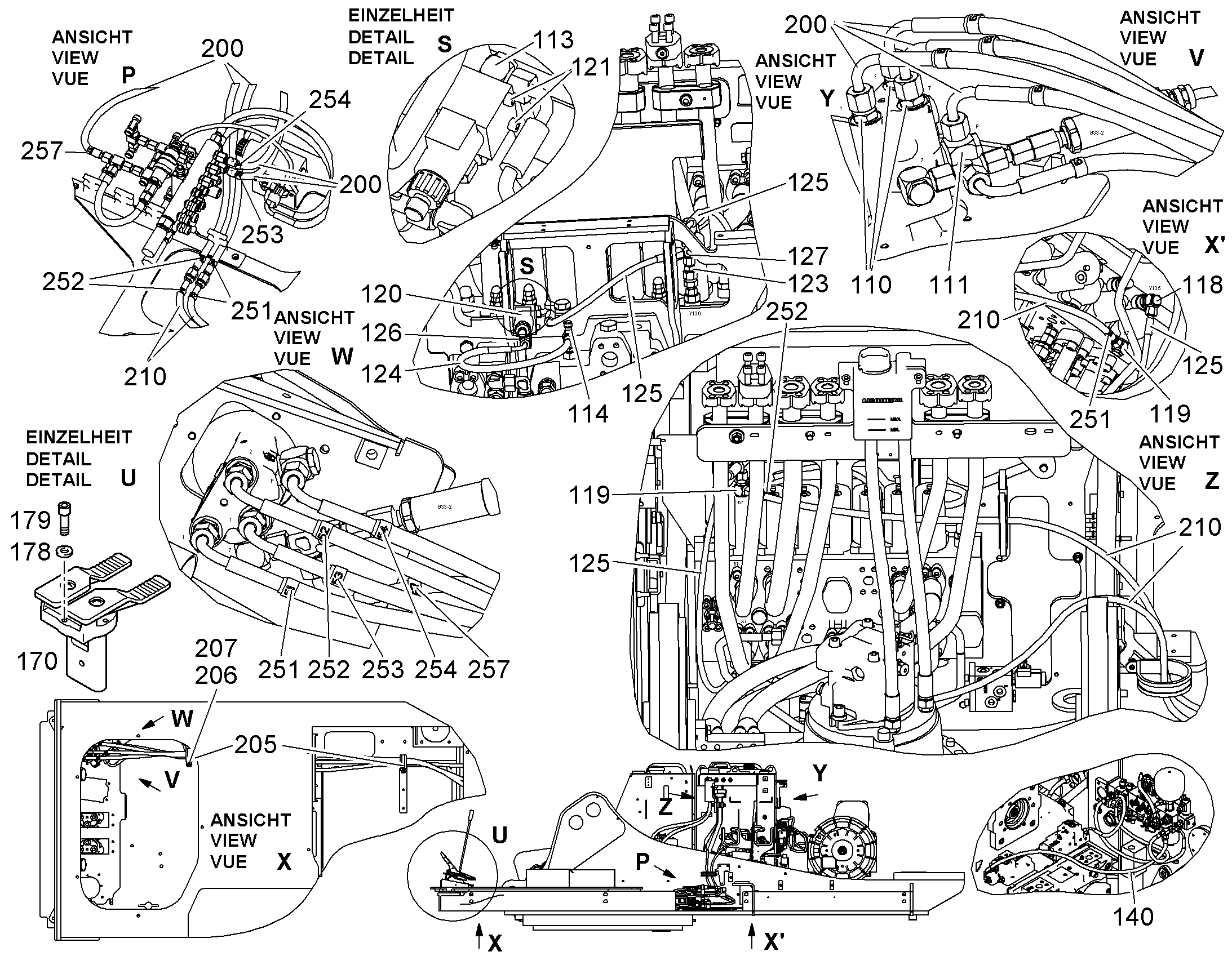 ПЕРЕКЛЮЧЕНИЕ УПРАВЛЕНИЕ 10076652 LIEBHERR