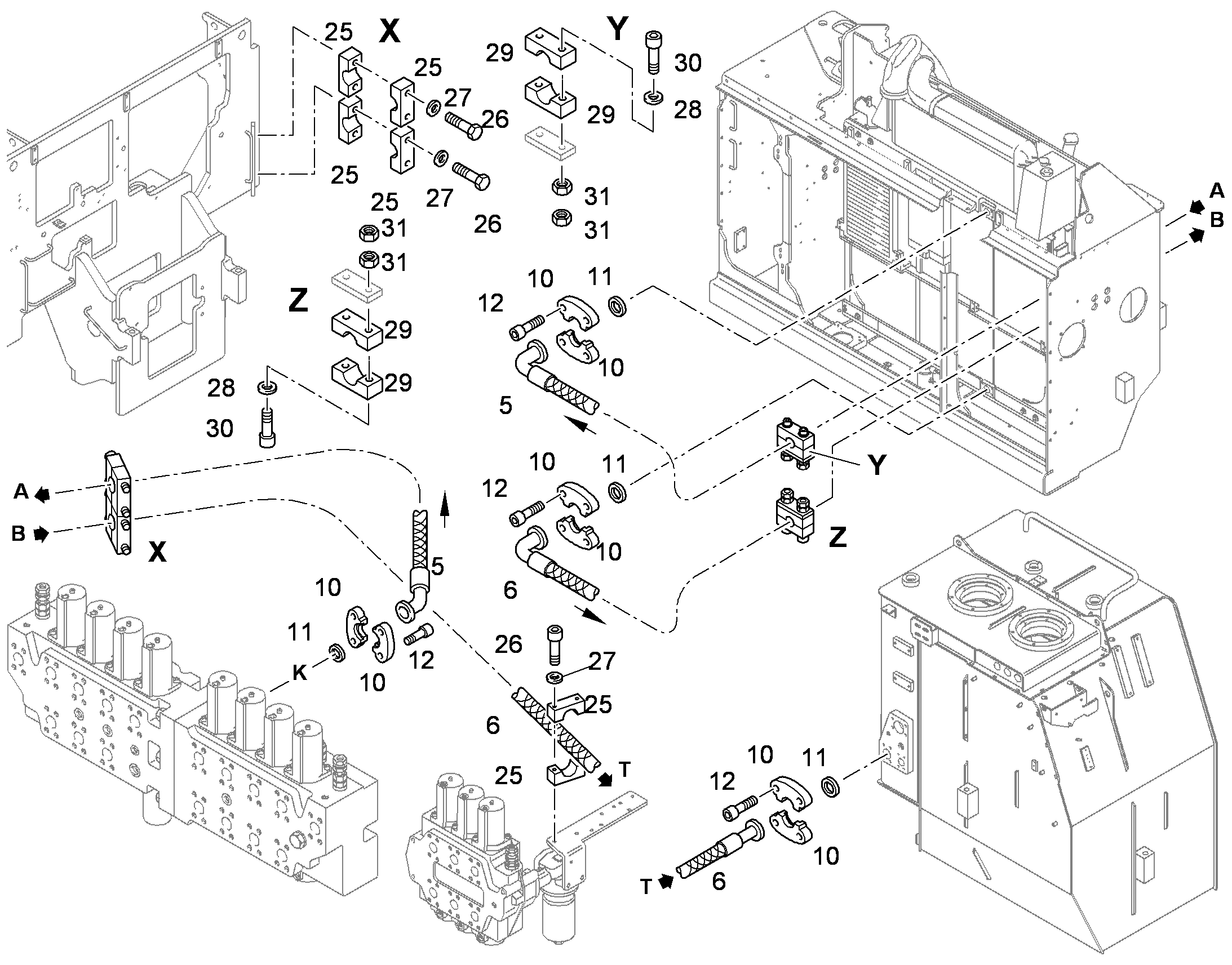 СКОБА G 65 9898054 LIEBHERR