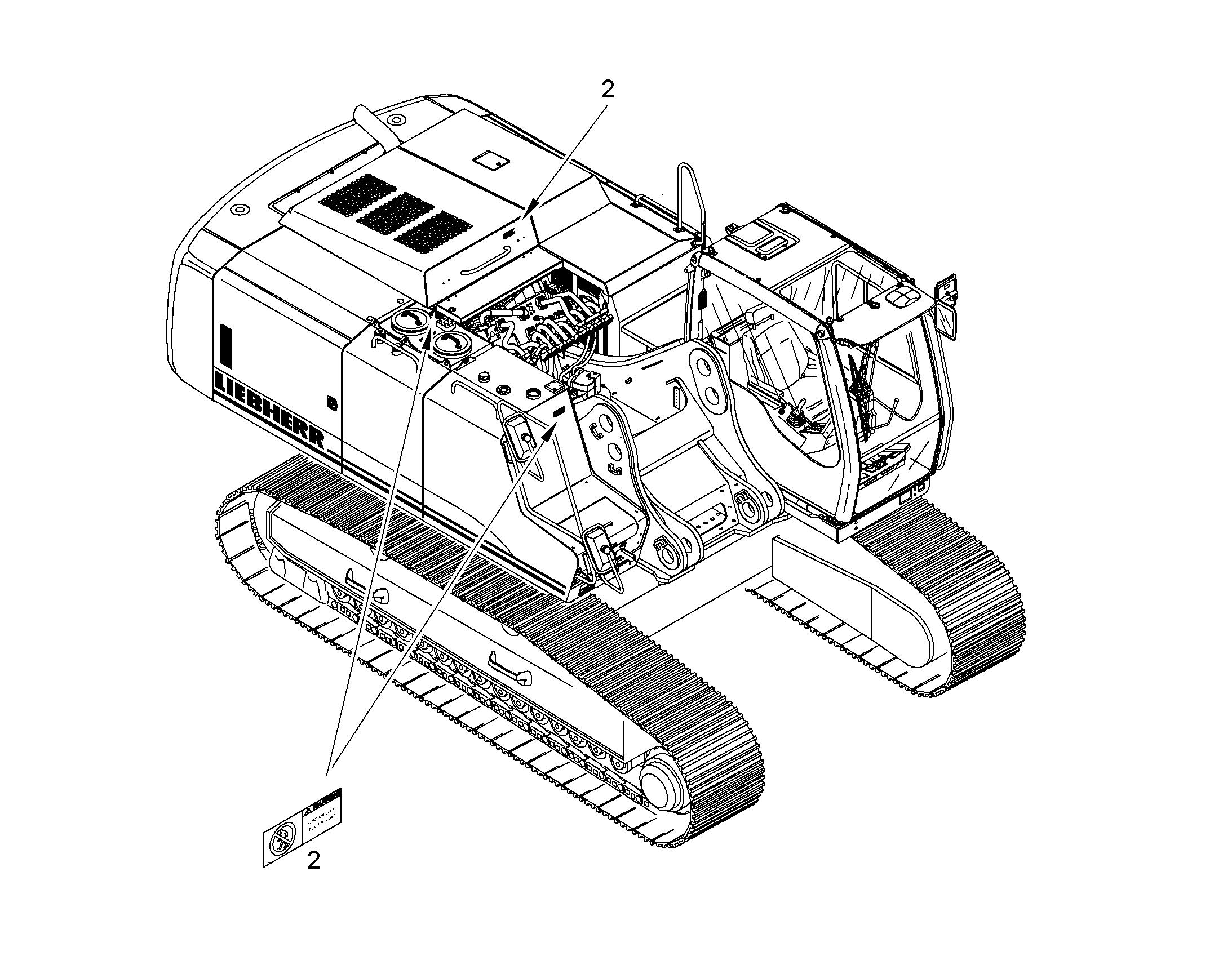 ТАБЛИЧКИ АМЕРИКА 10076167 LIEBHERR