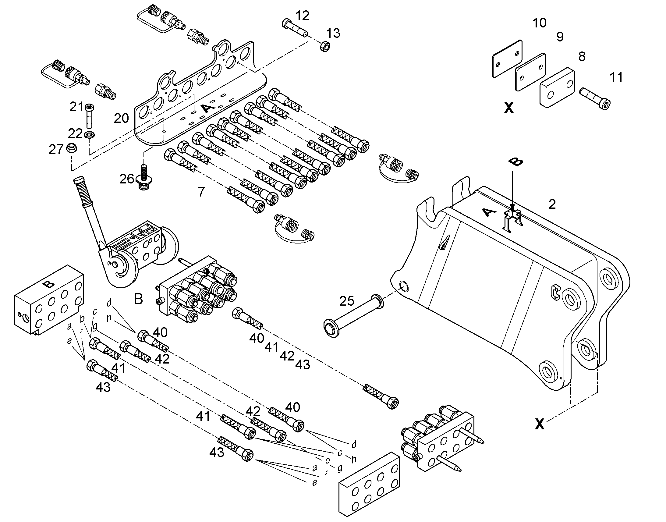 ШЕСТИГРАННАЯ ГАЙКА M16 4002331 LIEBHERR