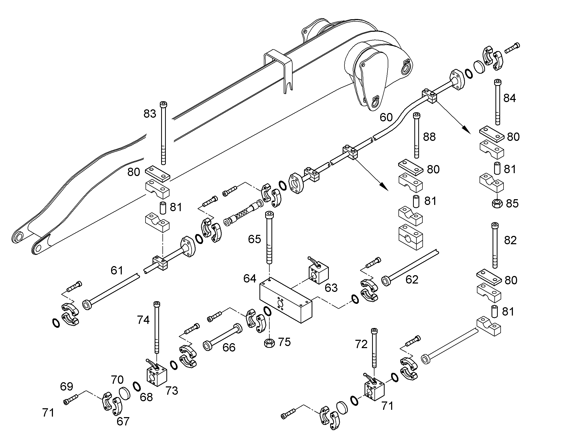 КРАН ЗАПОРНЫЙ ШАРОВОЙ 10287975 LIEBHERR