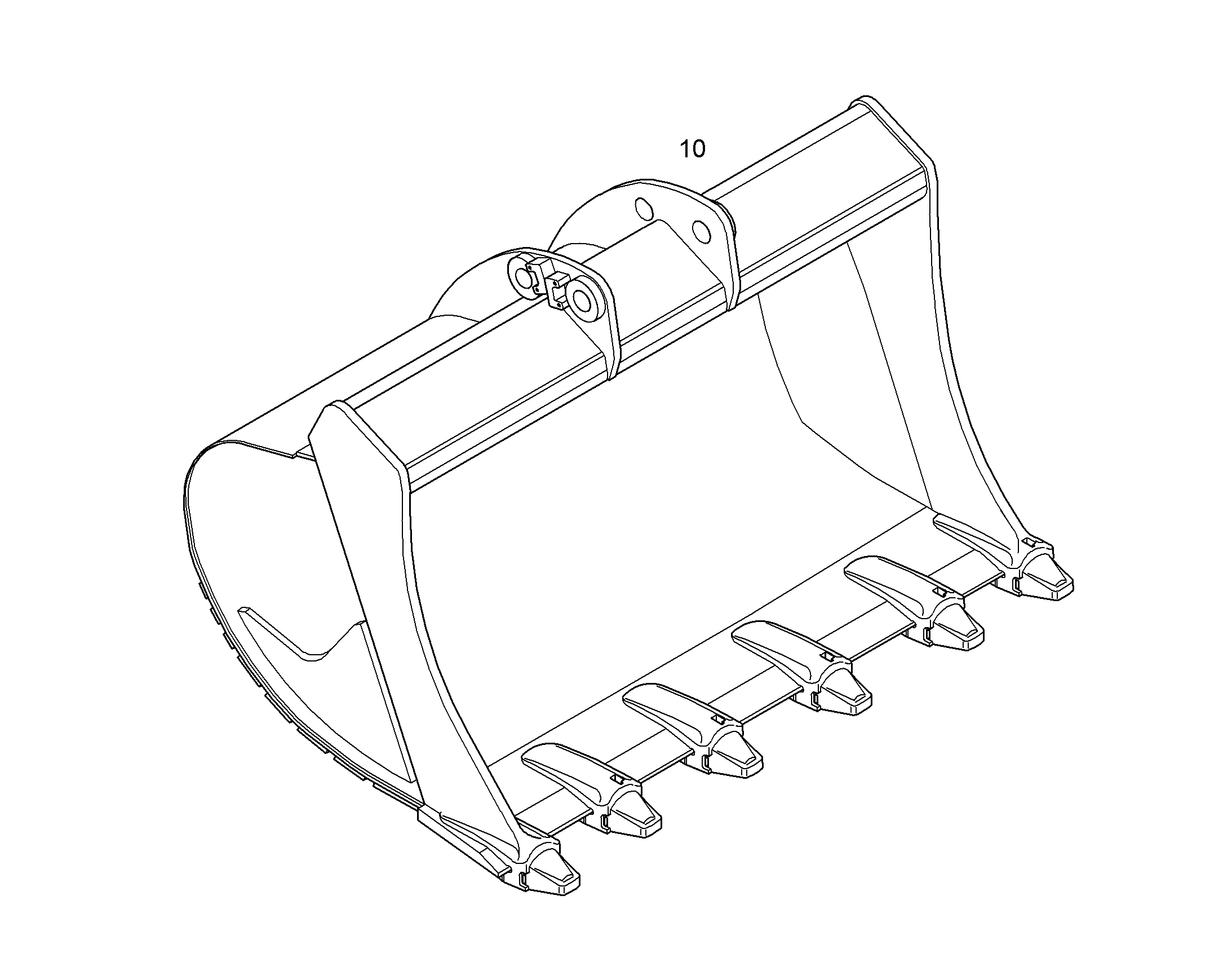 ЛОПАТА ОБРАТНАЯ HDL 10064261 LIEBHERR